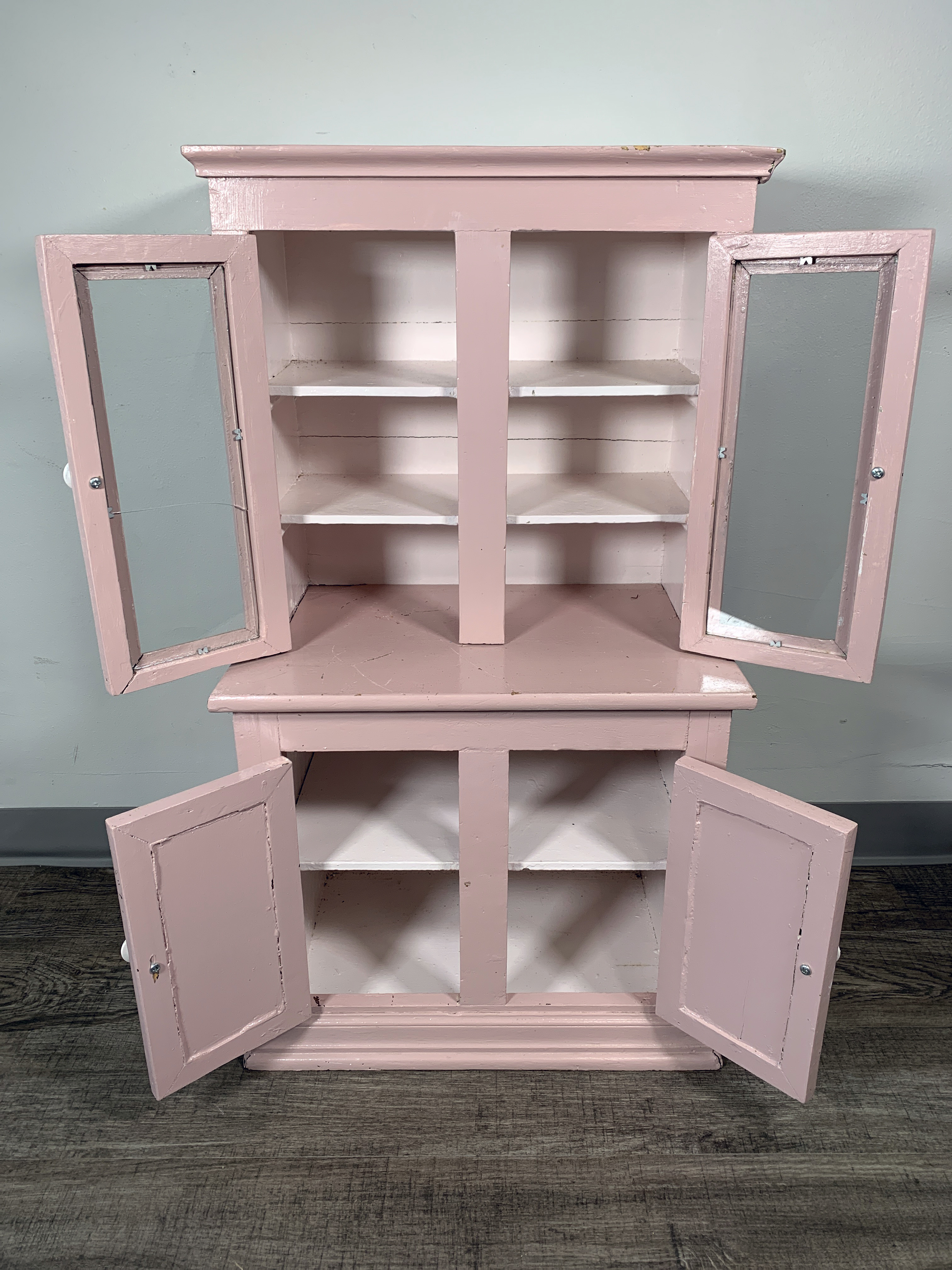 Painted Pink Child Sized Hutch image 2