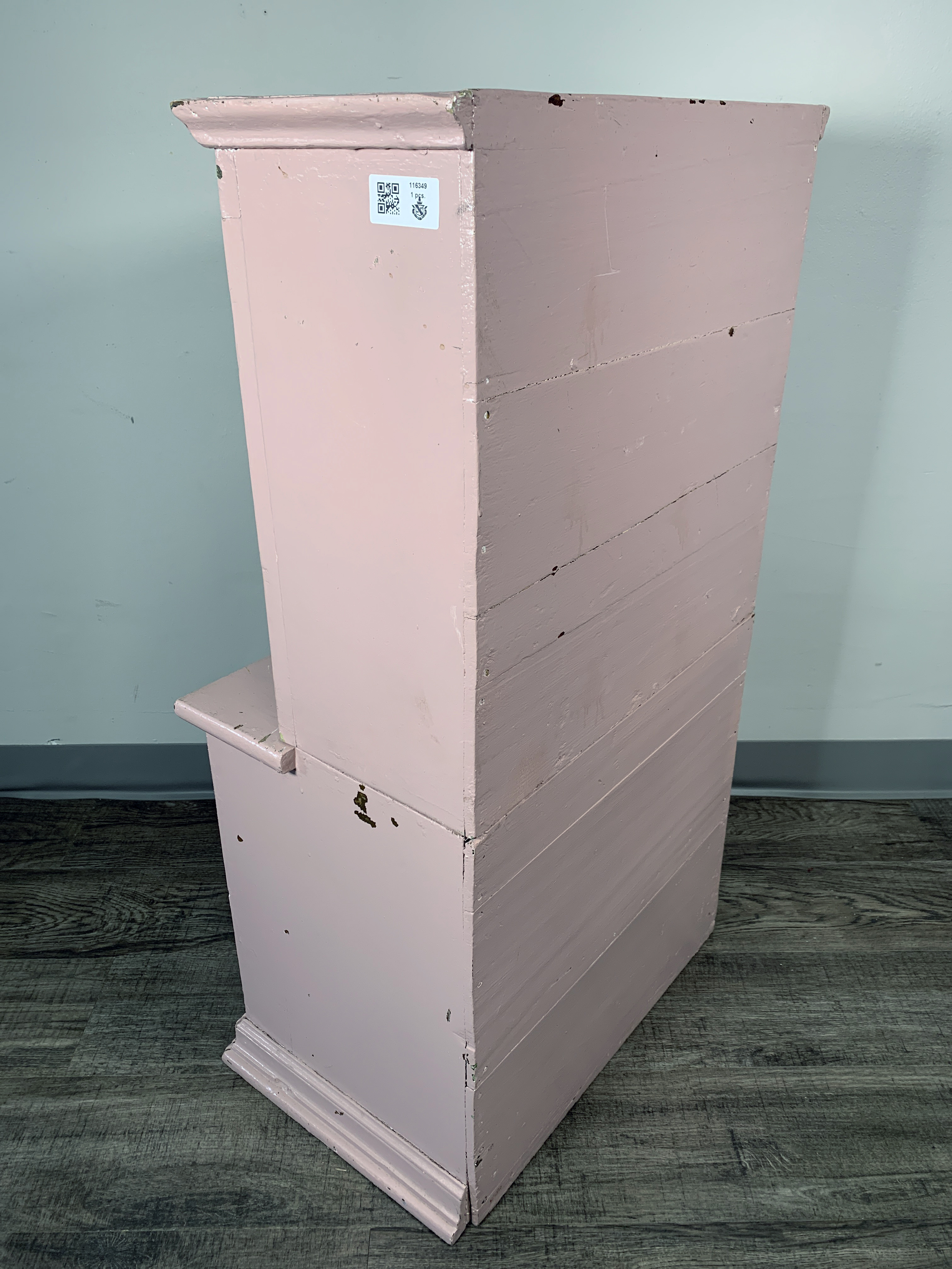 Painted Pink Child Sized Hutch image 5