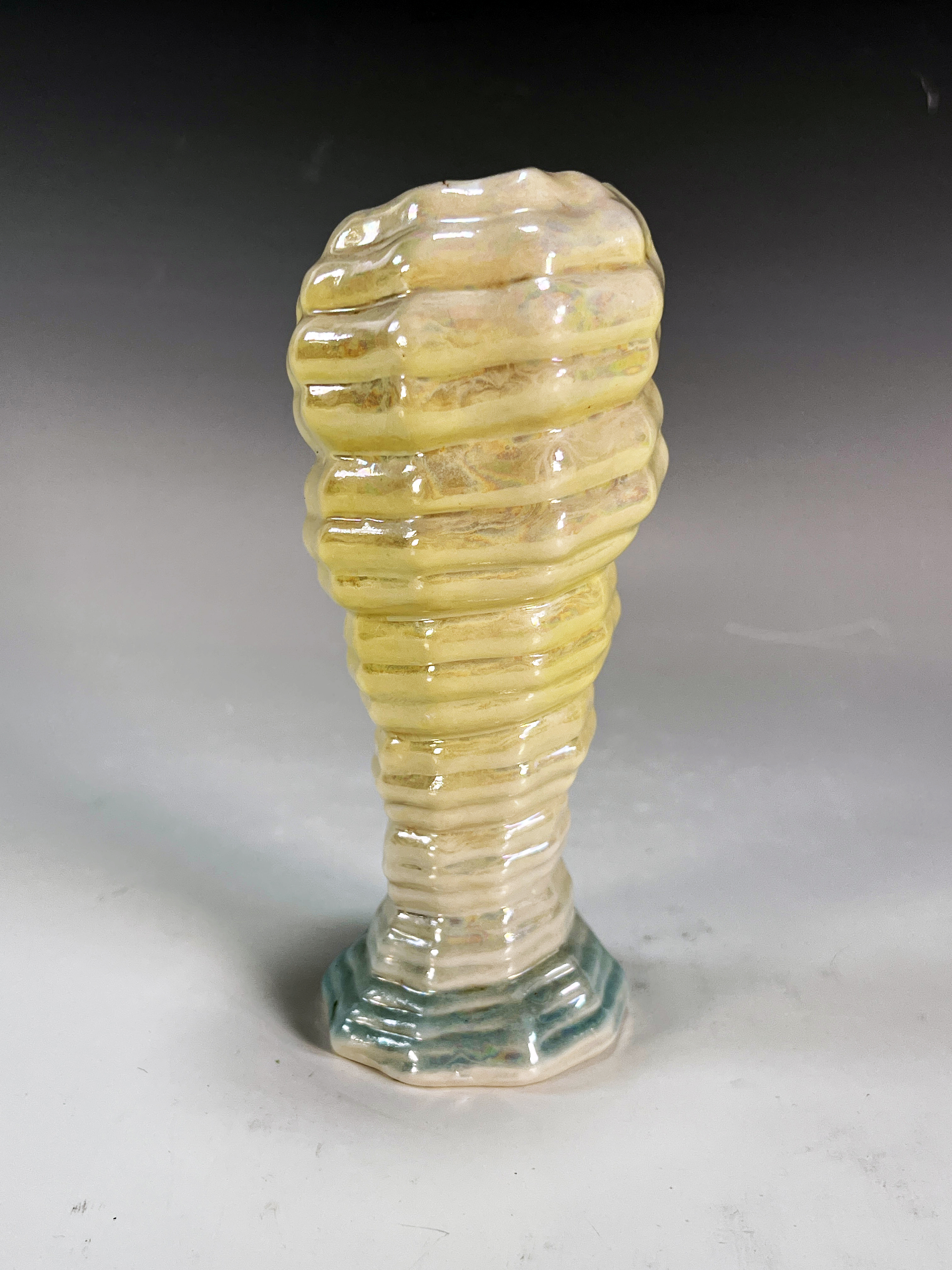 Grape Form Liqueur Bottle & Shell Vase image 4