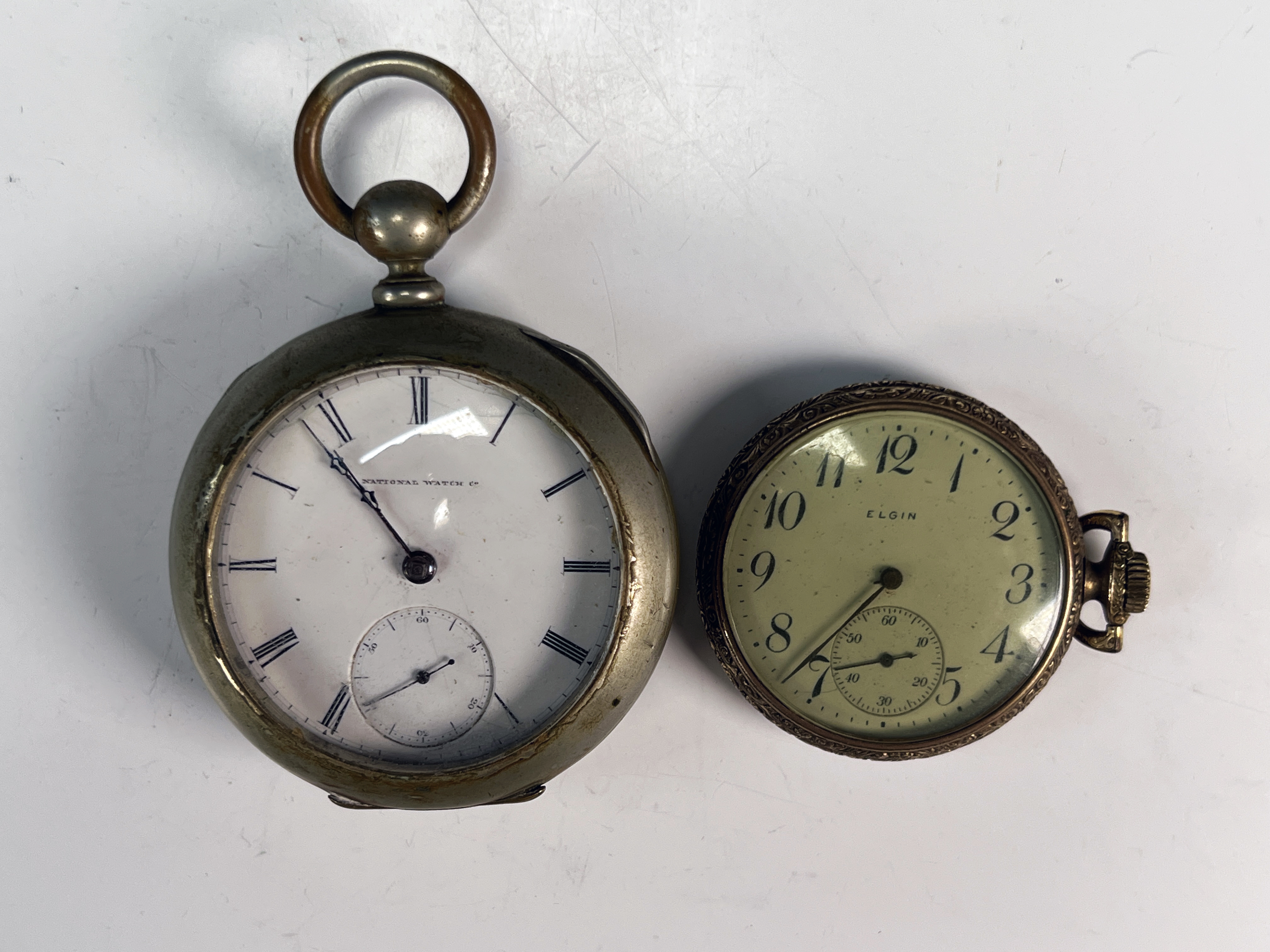 National Watch Co & Elgin Pocket Watches image 1