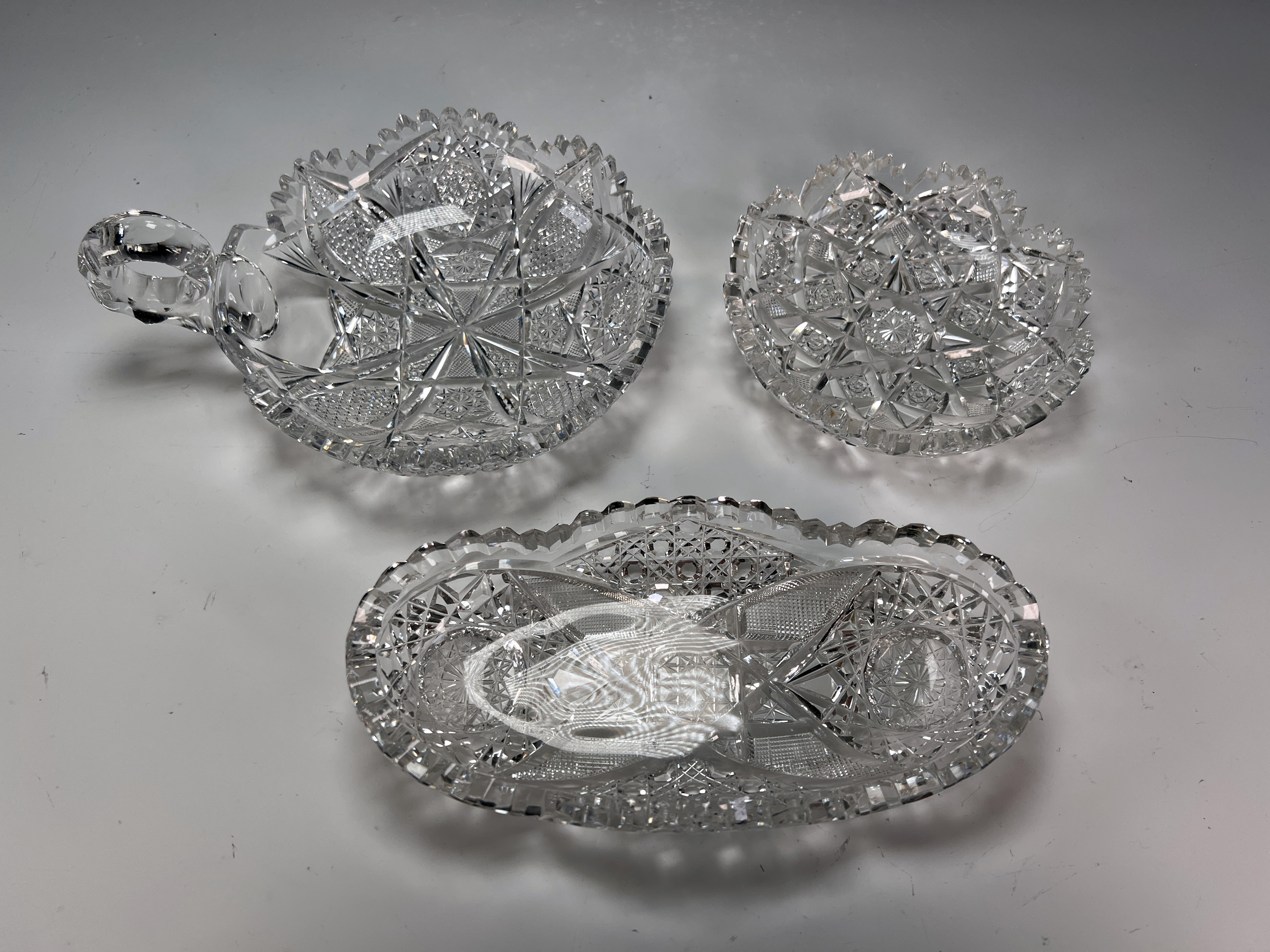 Lot Of Crystal Decorative And Serving Items image 4