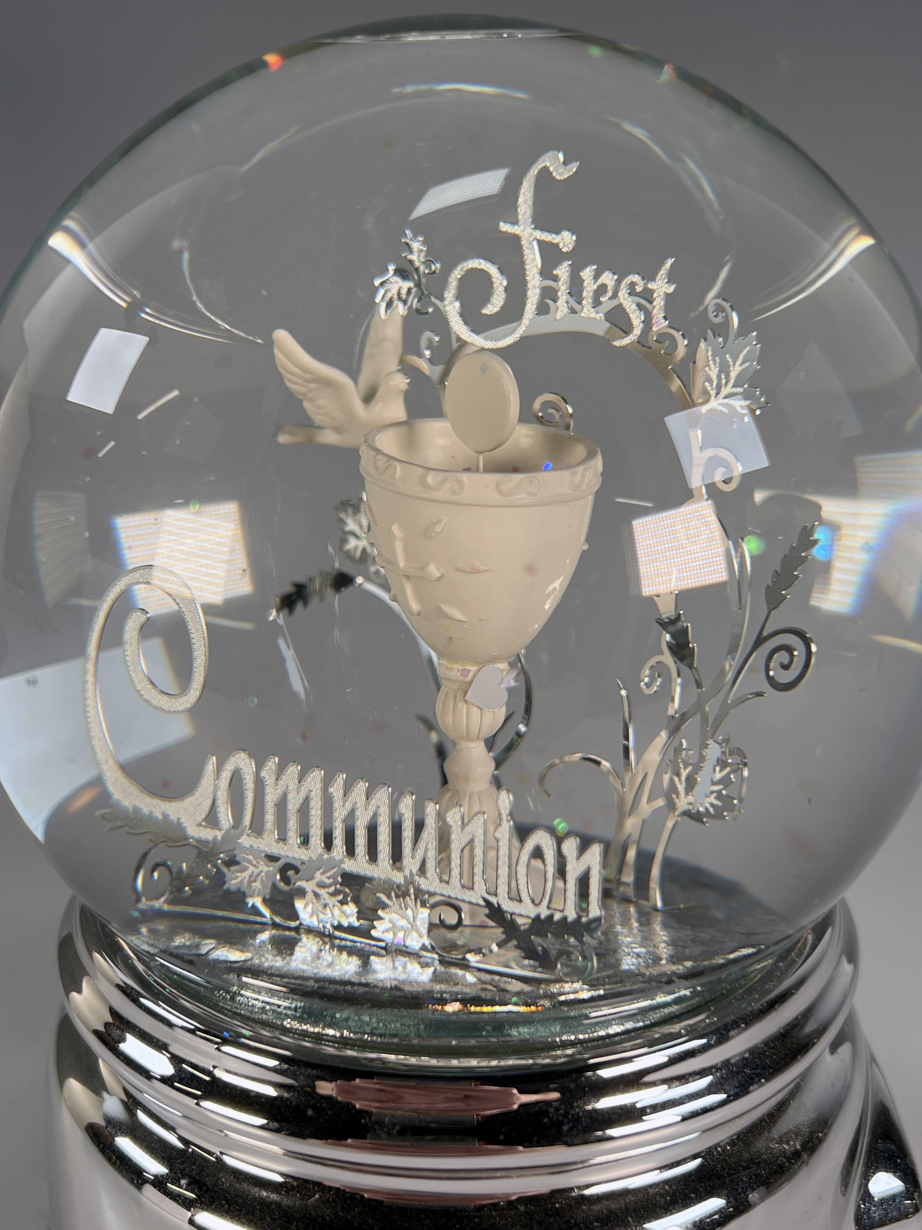 Things Remembered First Communion Snow Globe In Box image 2