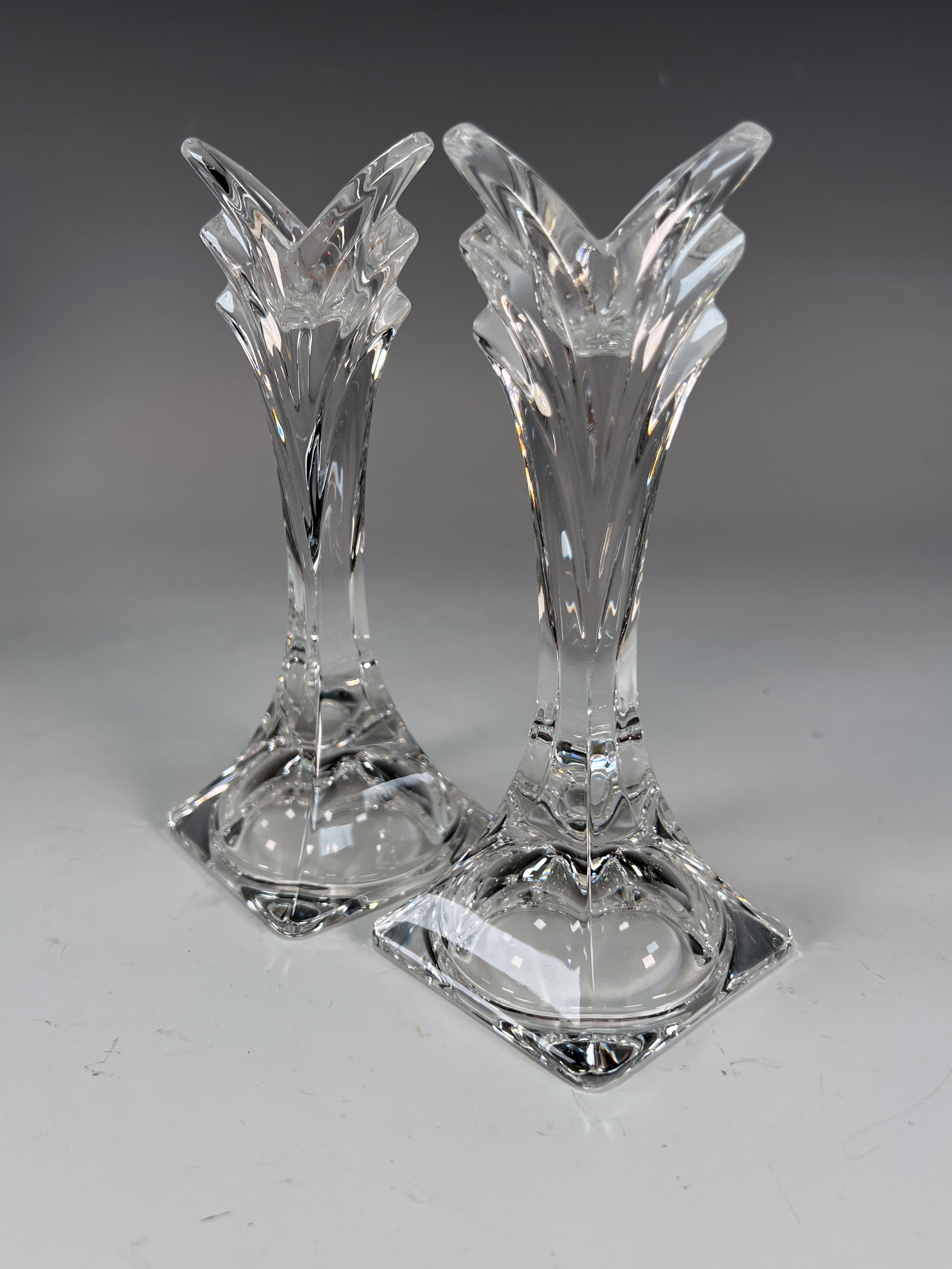 Mikasa Fleuisse Candleholders In Box & Pair Deco Candlesticks  image 3