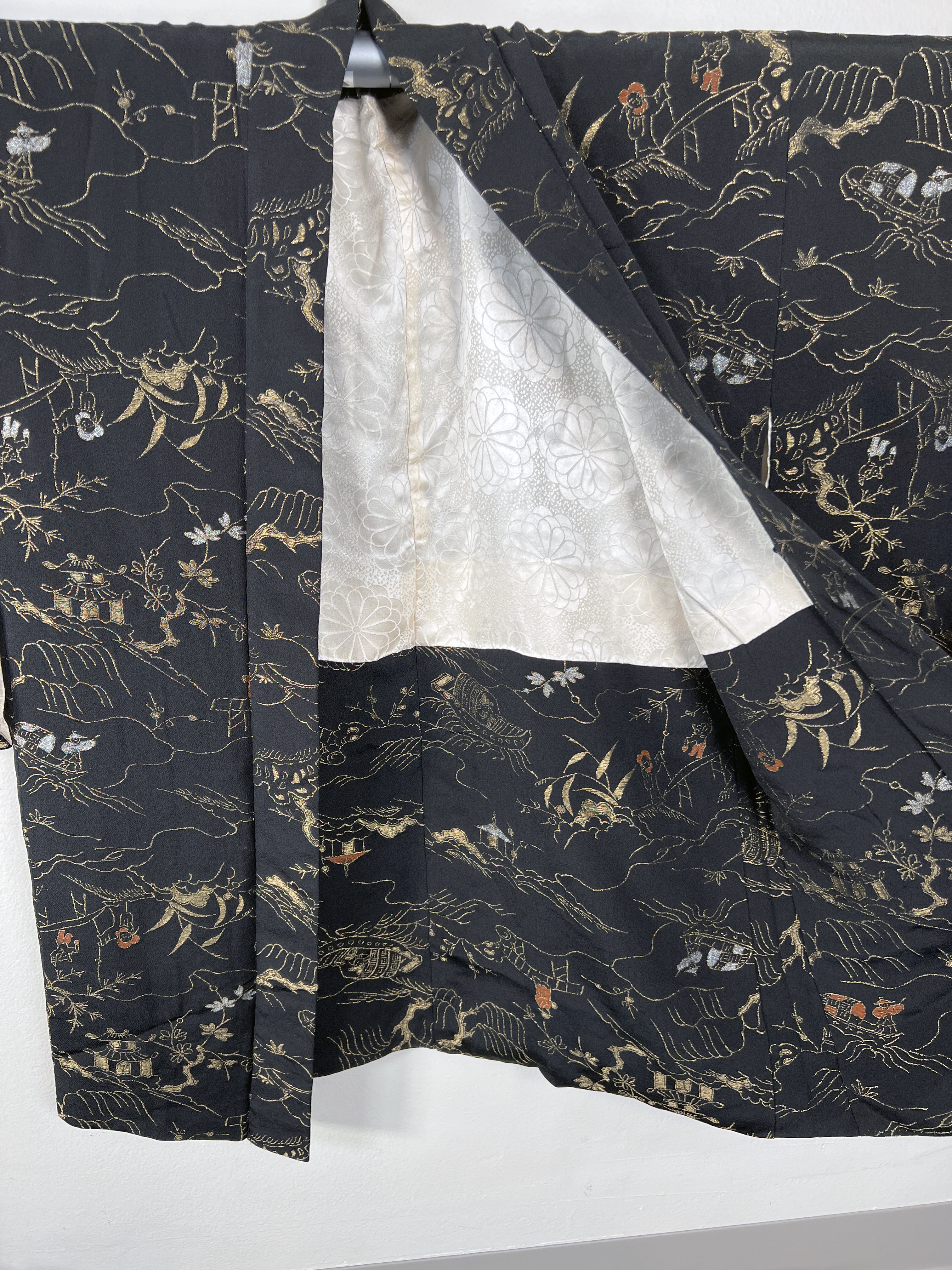 2 Vintage Japanese Kimonos Haoris image 5