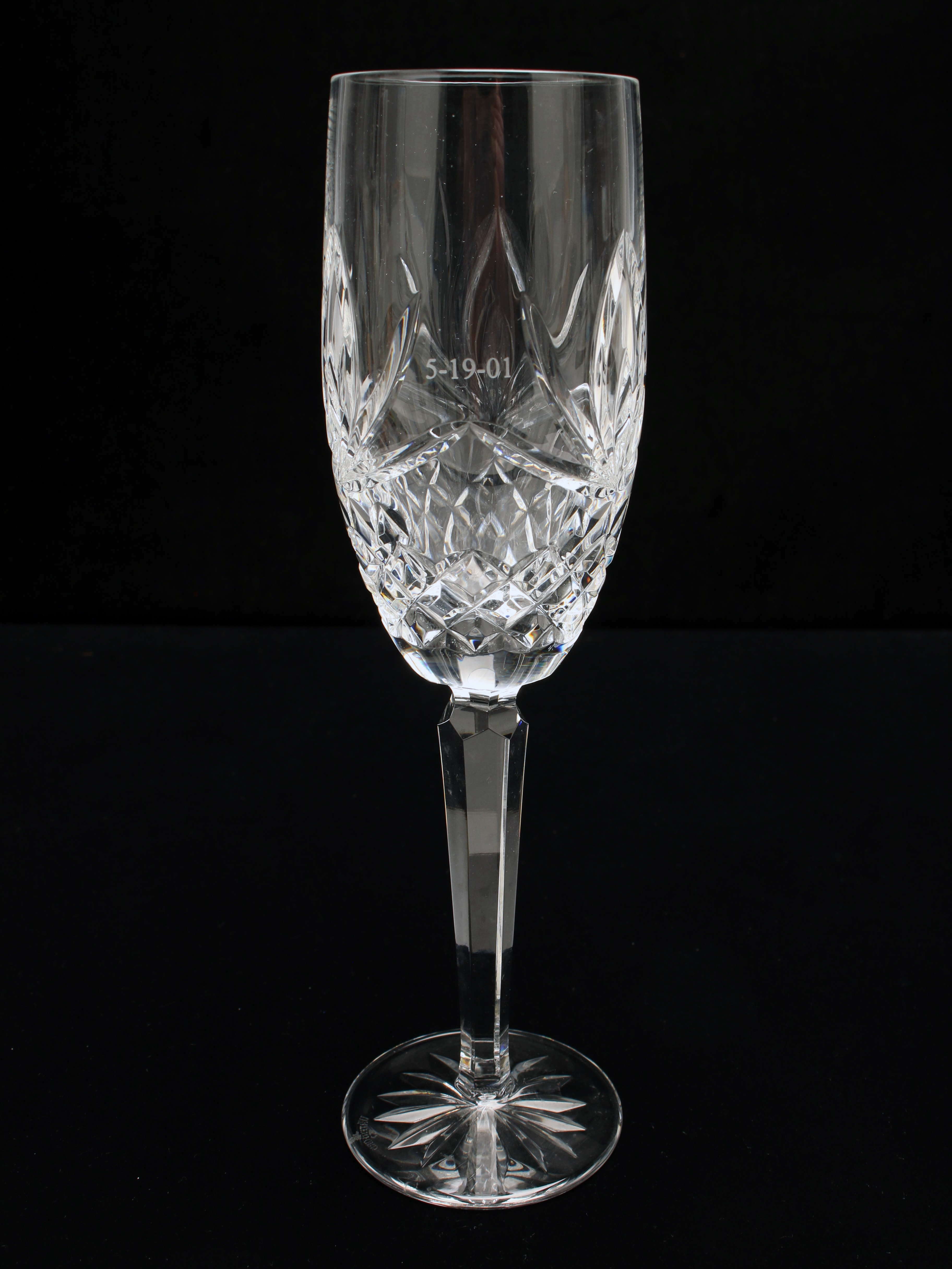 Waterford Crystal Millennium Toasting Flutes In Box image 3
