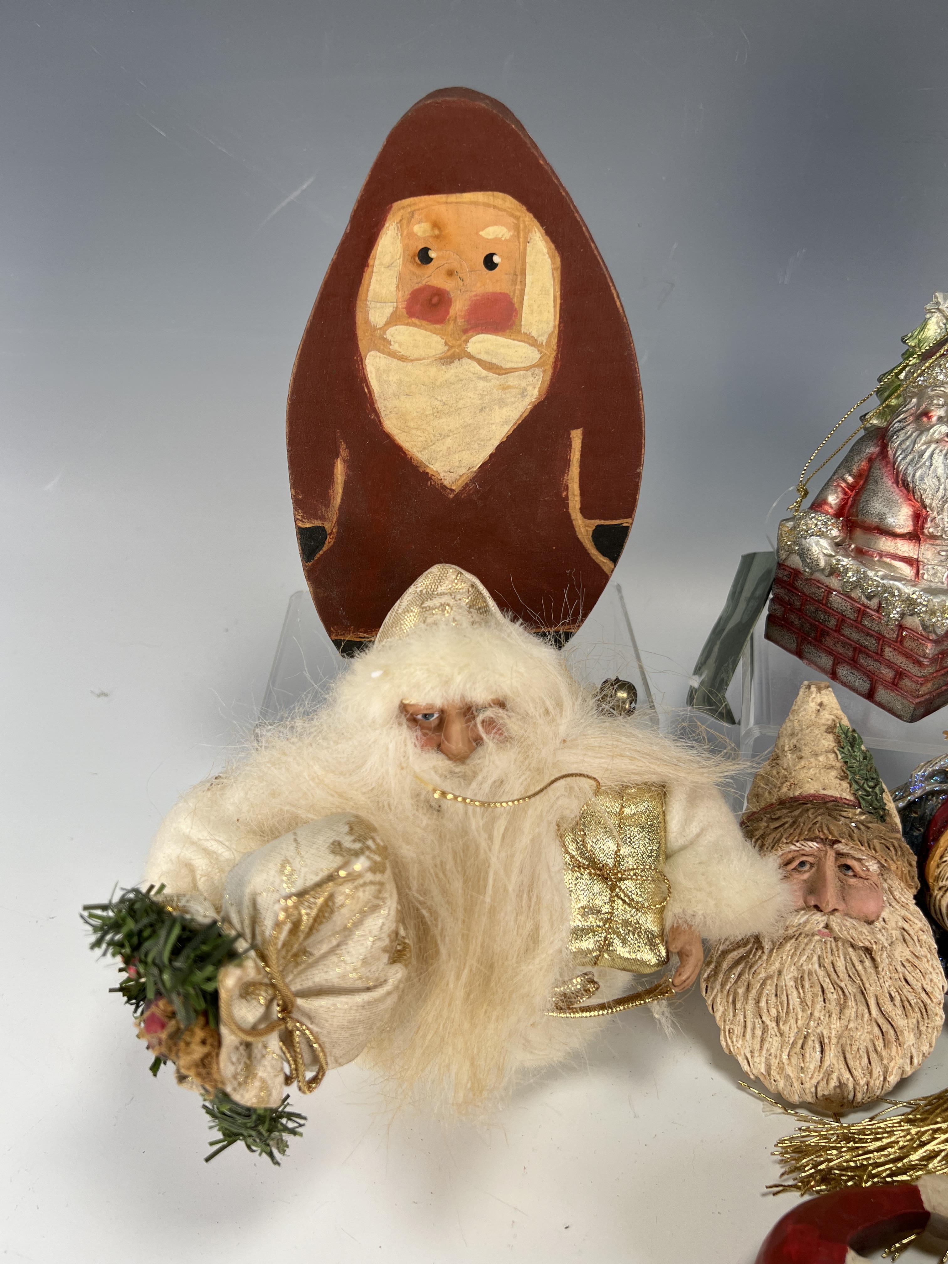 Collection Of Christmas Ornaments Bethany Lowe Vintage Style Santa  image 2