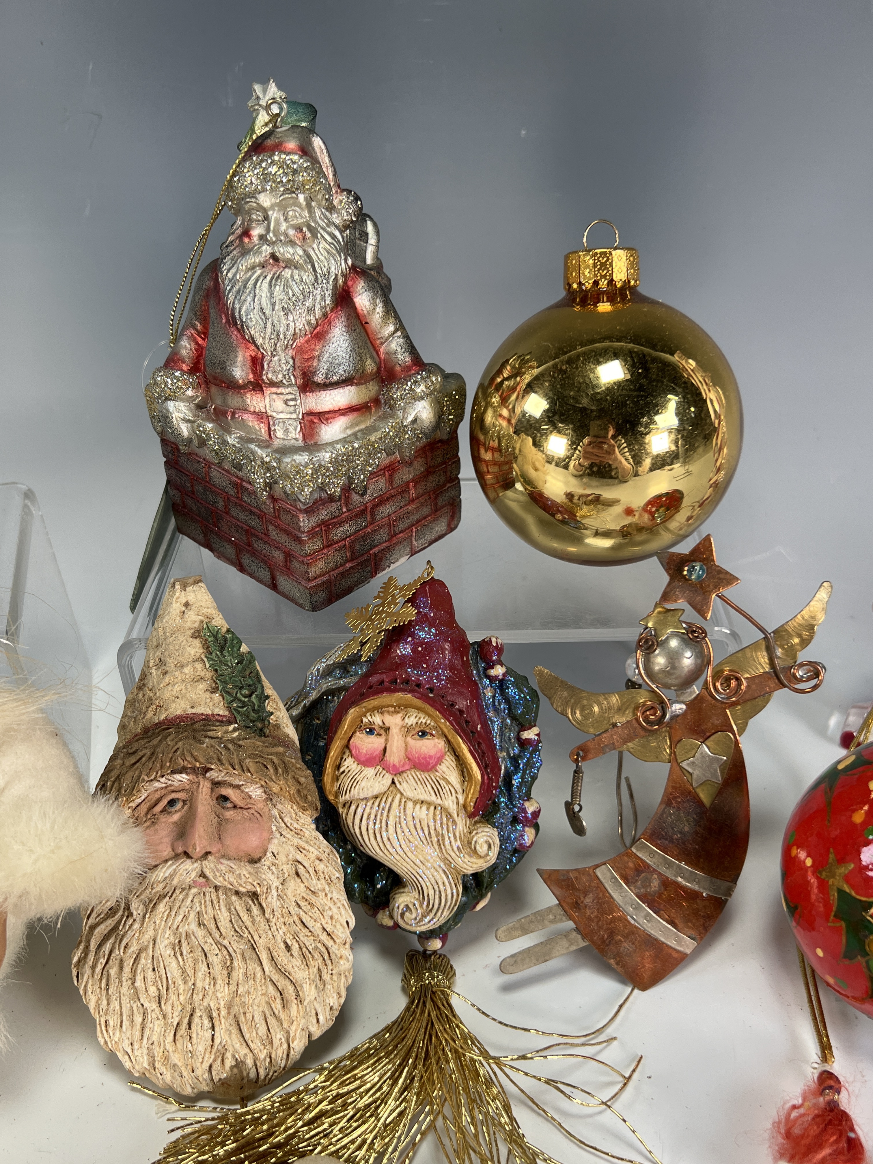 Collection Of Christmas Ornaments Bethany Lowe Vintage Style Santa  image 3