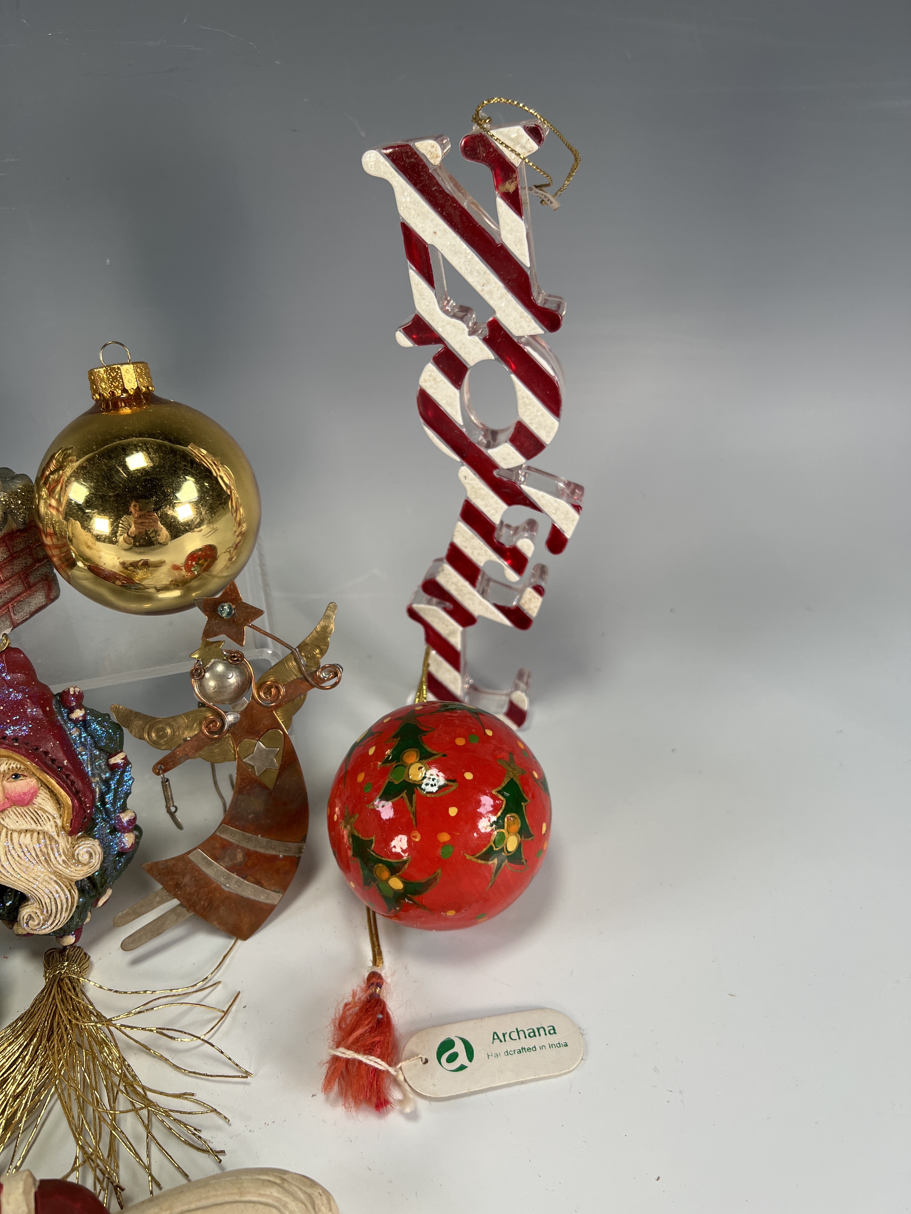 Collection Of Christmas Ornaments Bethany Lowe Vintage Style Santa  image 4