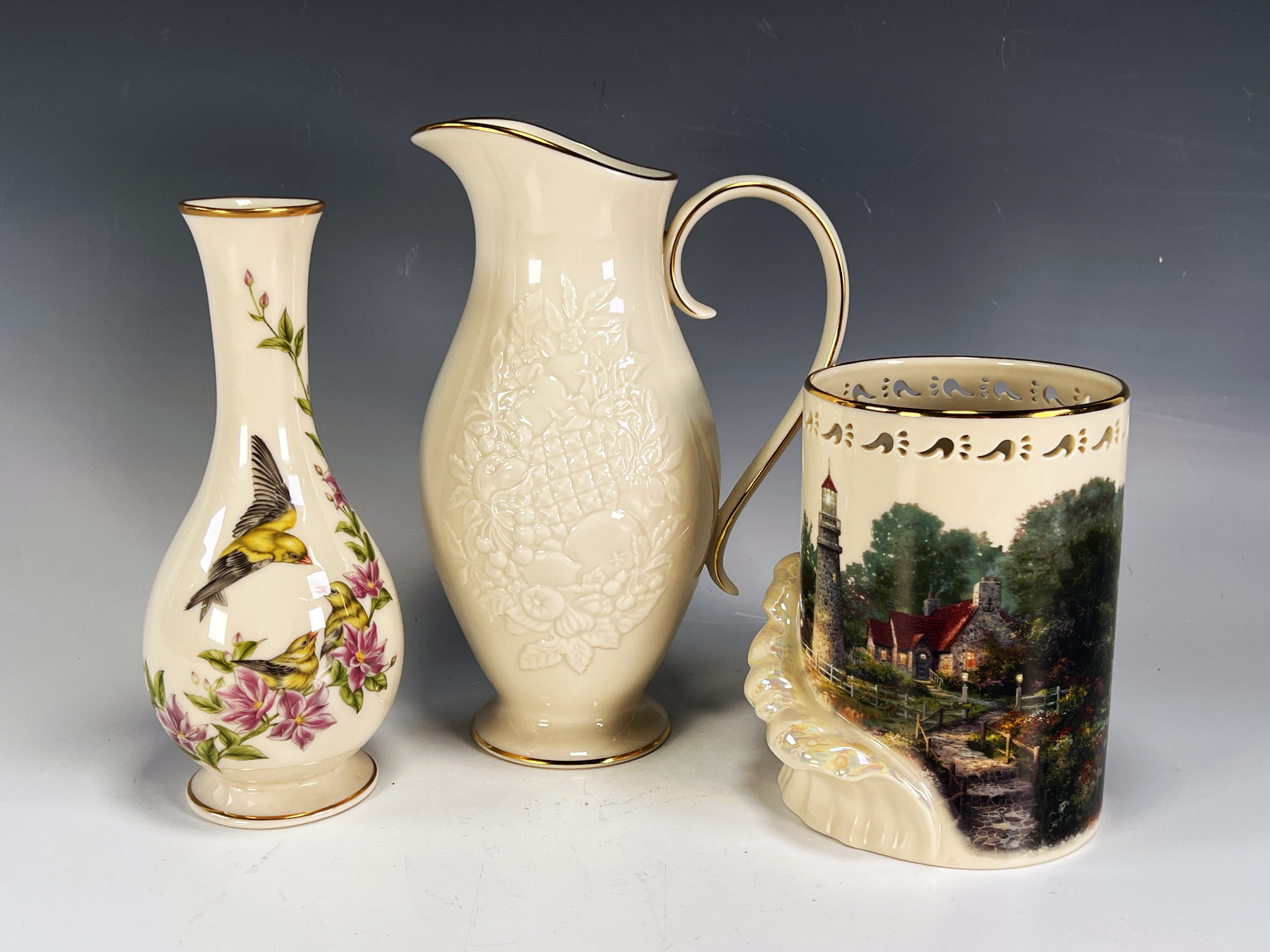 Collection Of Lenox Vases Thomas Kinkade image 1