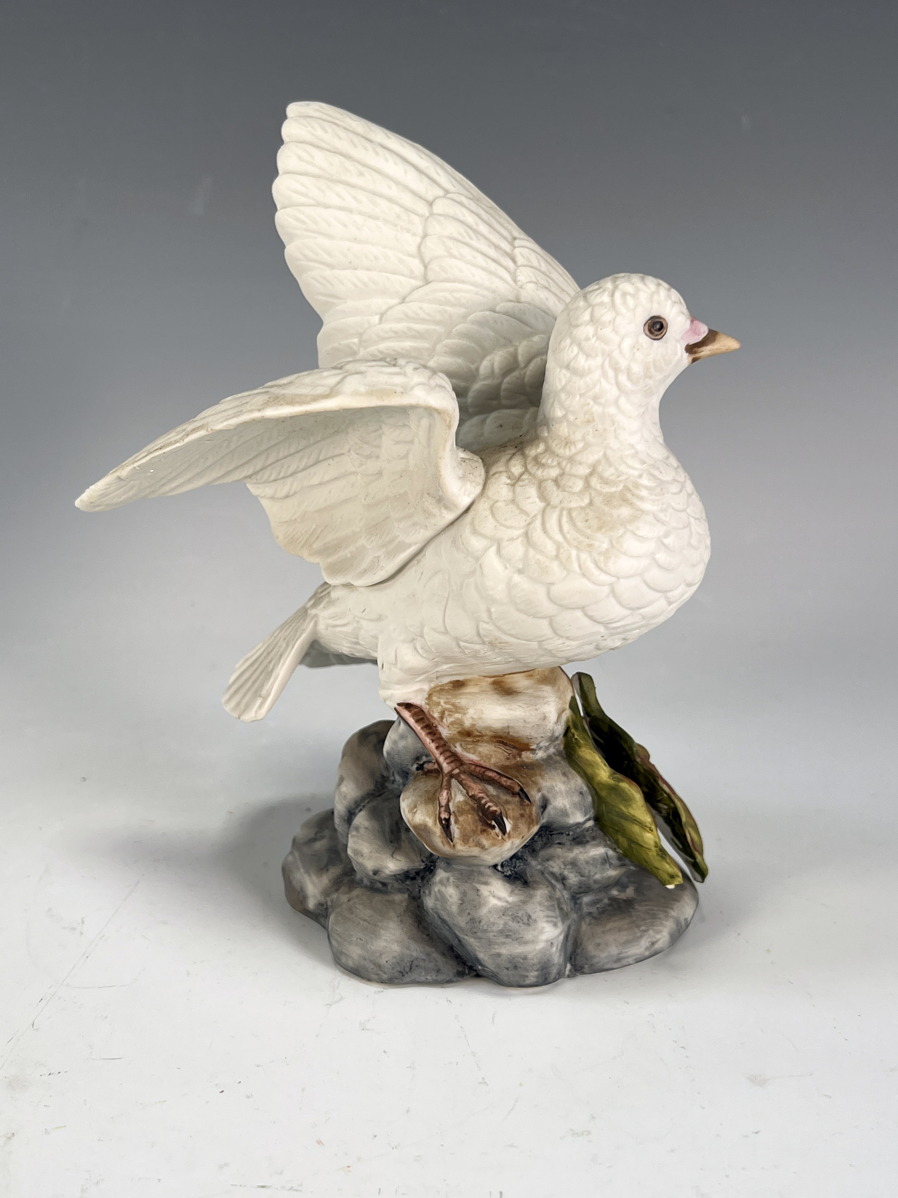 White Dove Bisque Porcelain Royal Crown image 4
