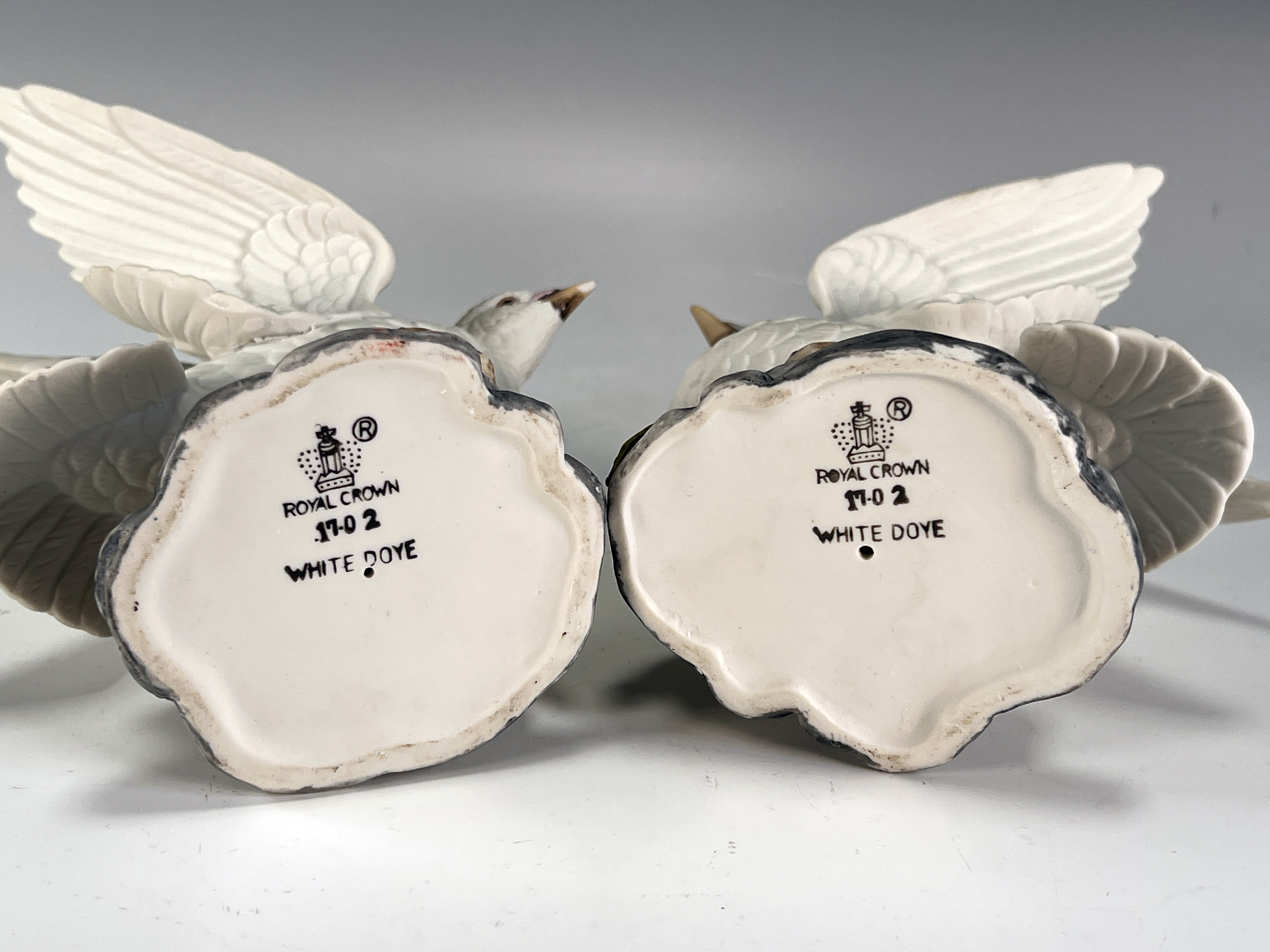 White Dove Bisque Porcelain Royal Crown image 5