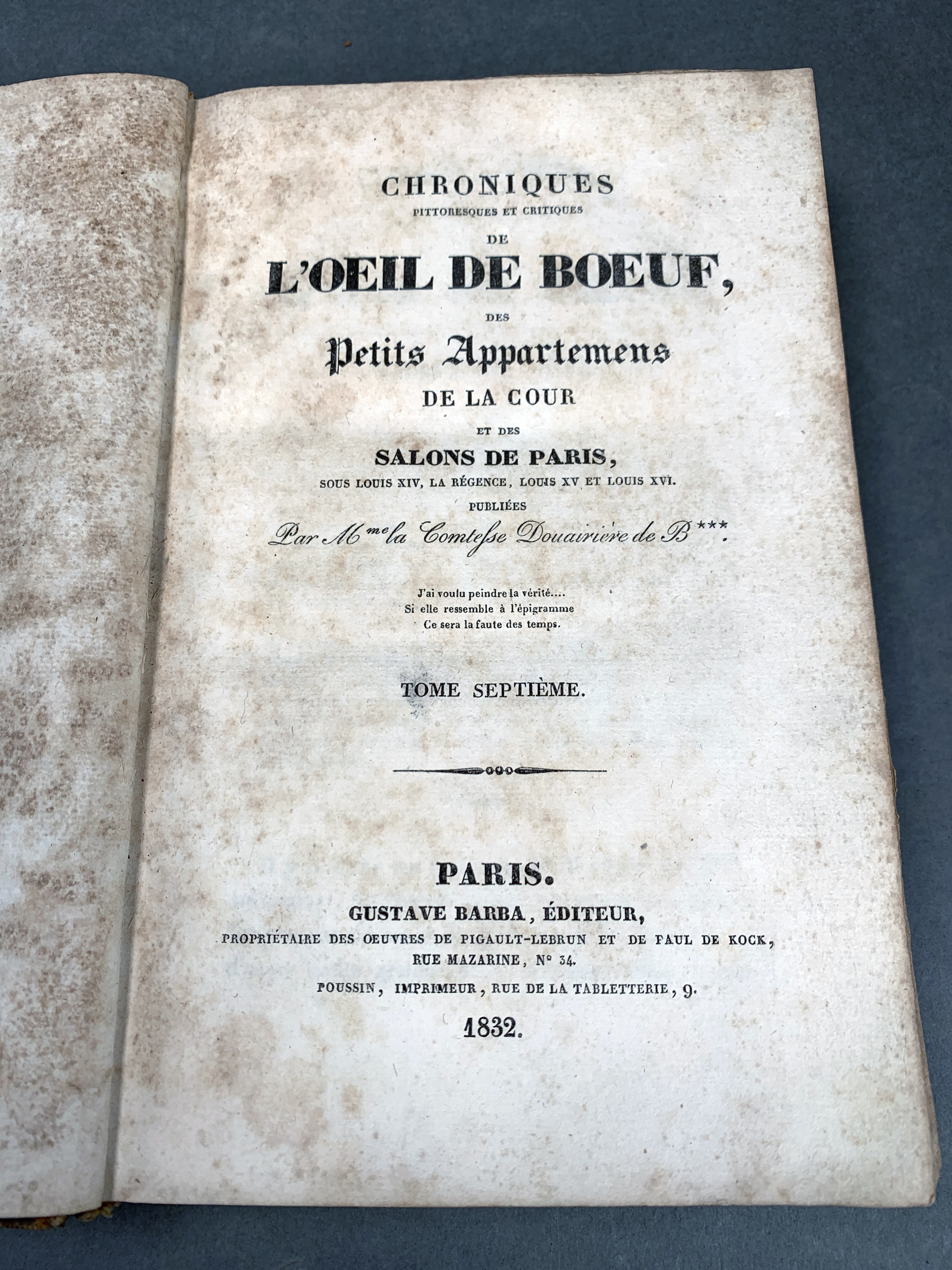 Three Antique French Books 1780s-1830s image 4