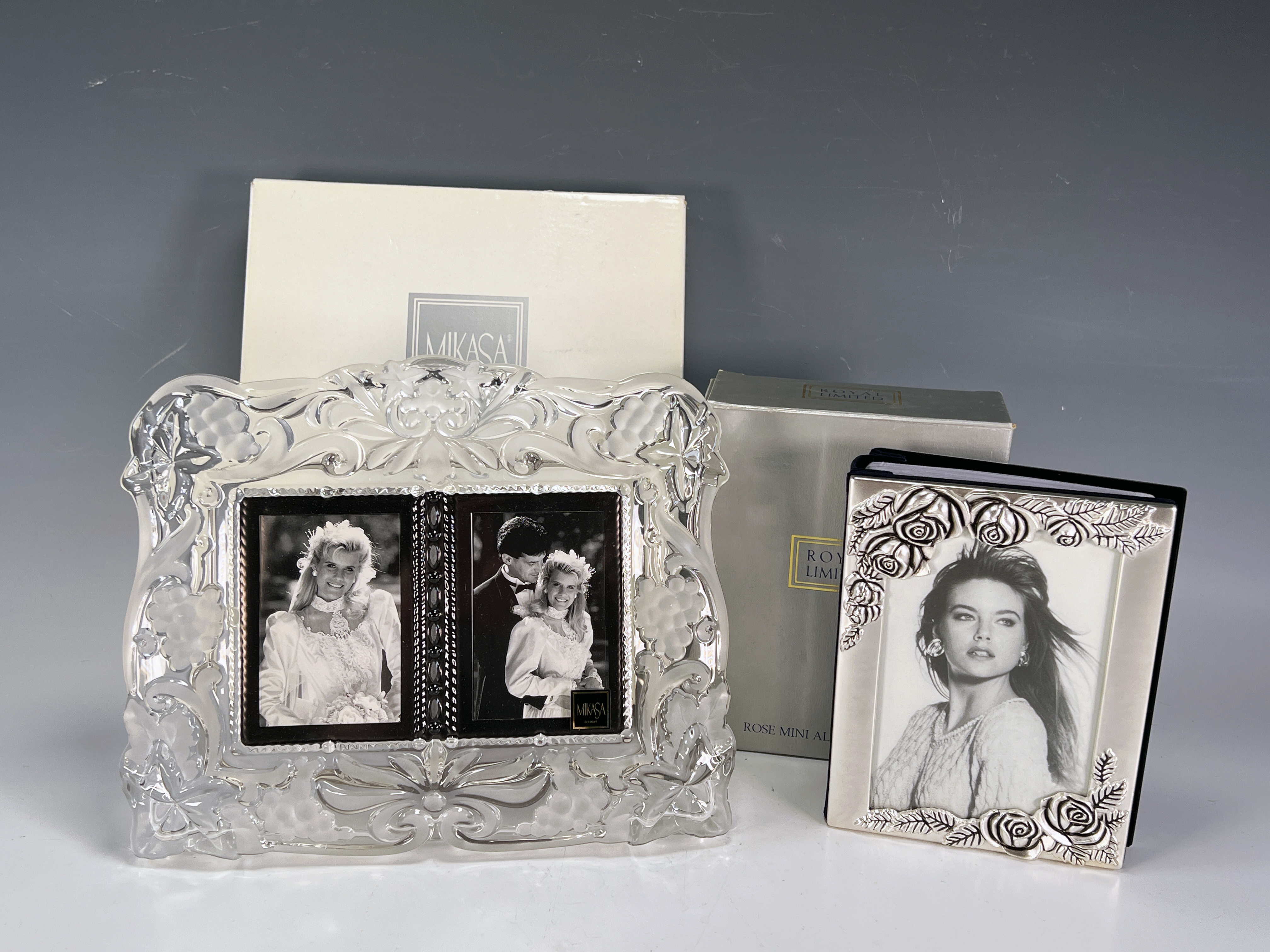 Mikasa Vintage Memories Frame & Royal Limited Rose Mini Album Grand In Box image 1