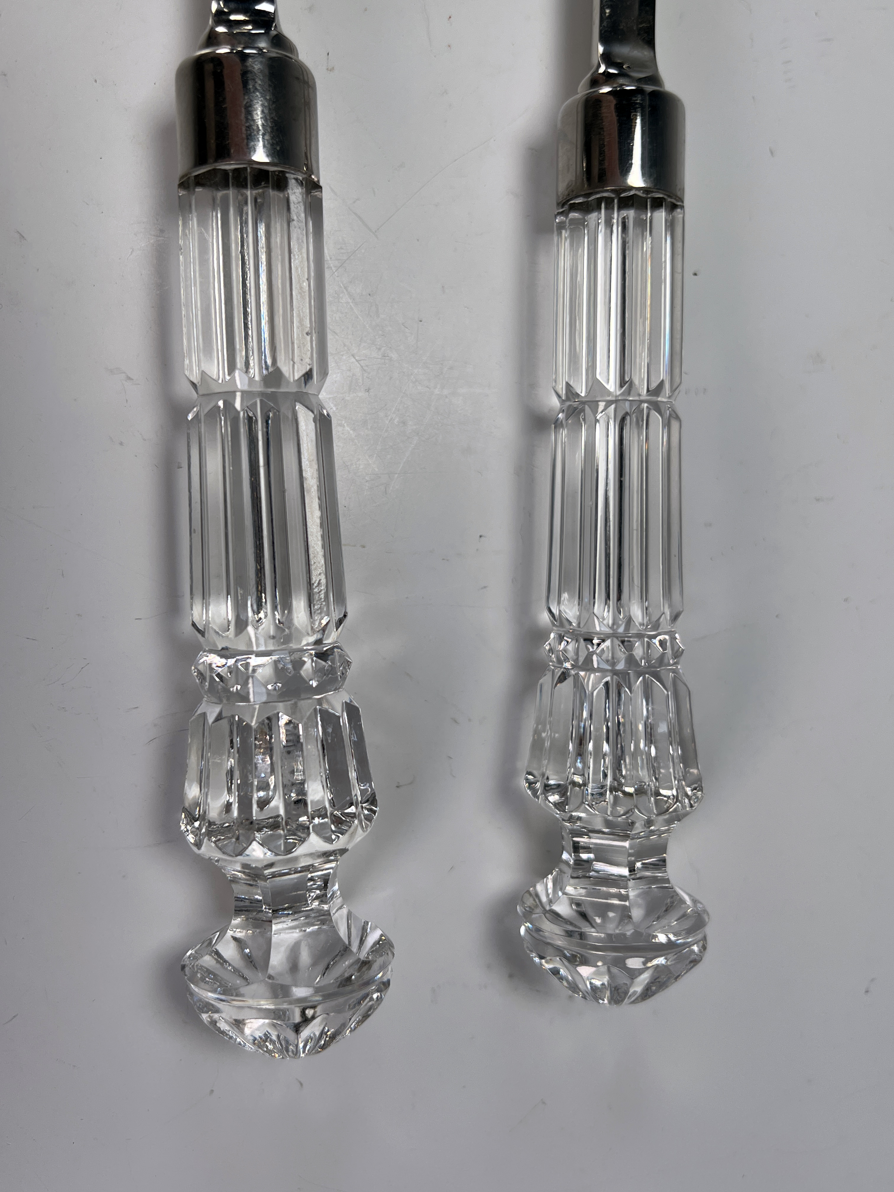 Pair Waterford Crystal Serving Utensils  image 2