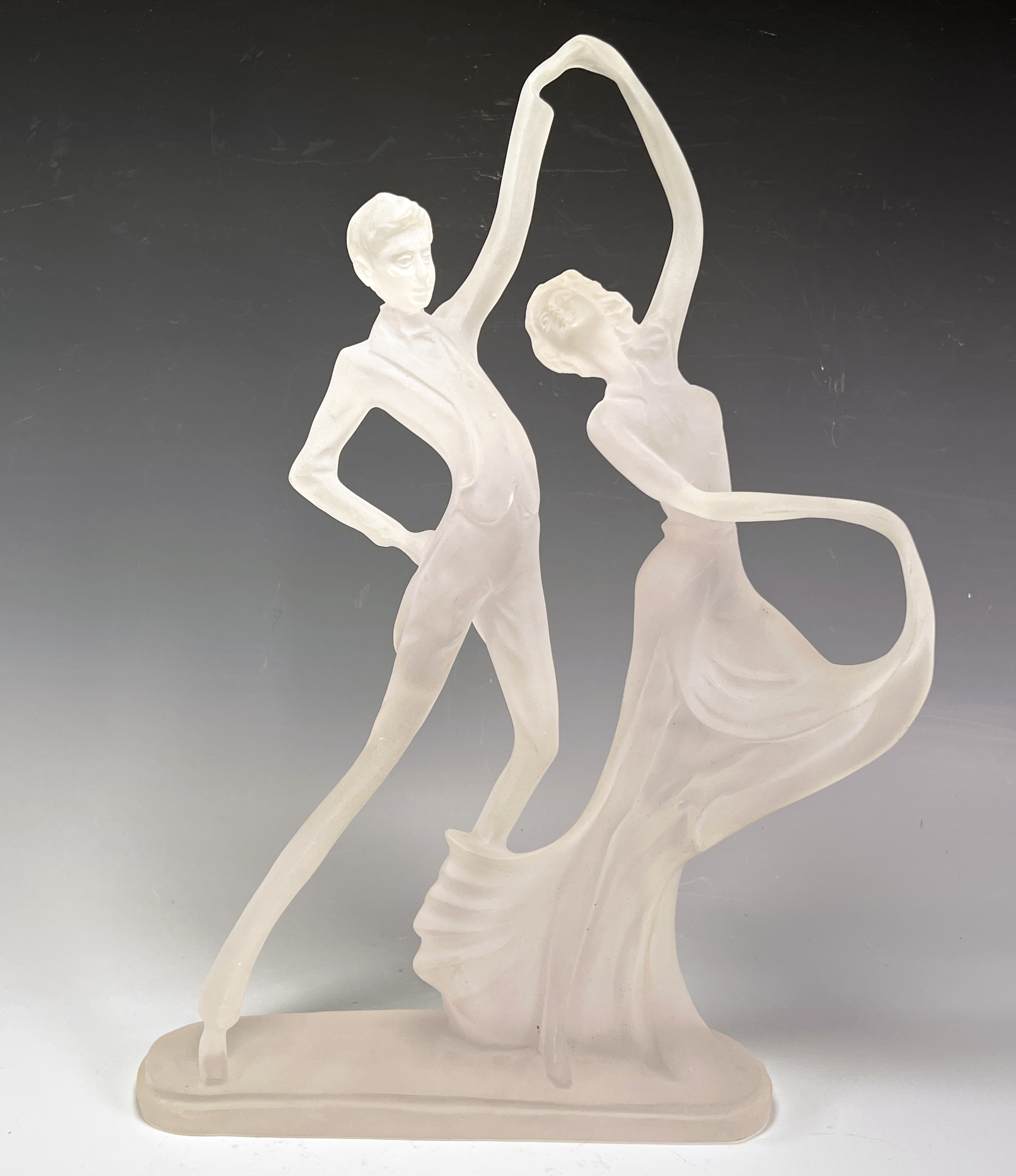 Dancing Couple Frosted Figurines image 1