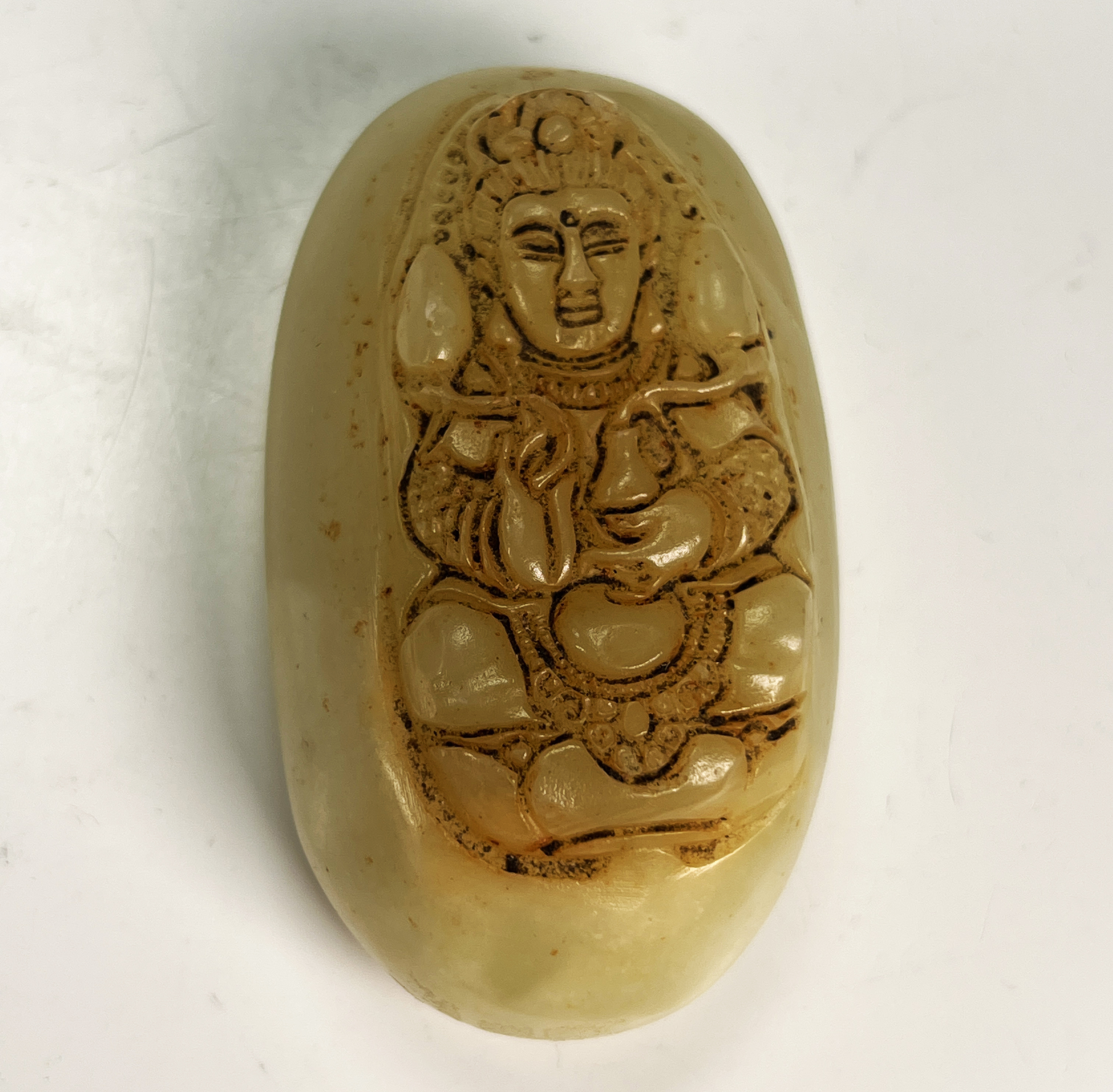 Carved Jade Buddha Toggle image 1