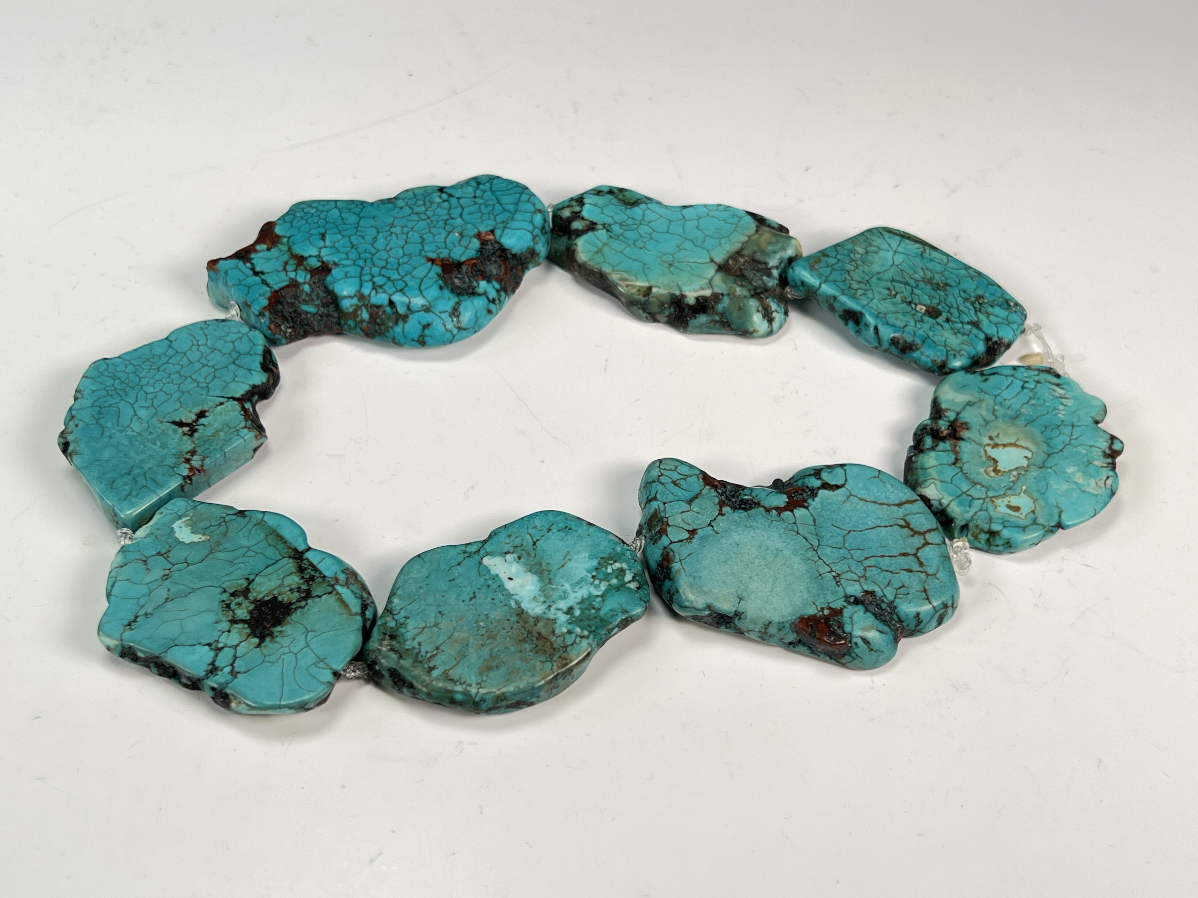 Dramatic Turquoise Slabs Necklace image 2
