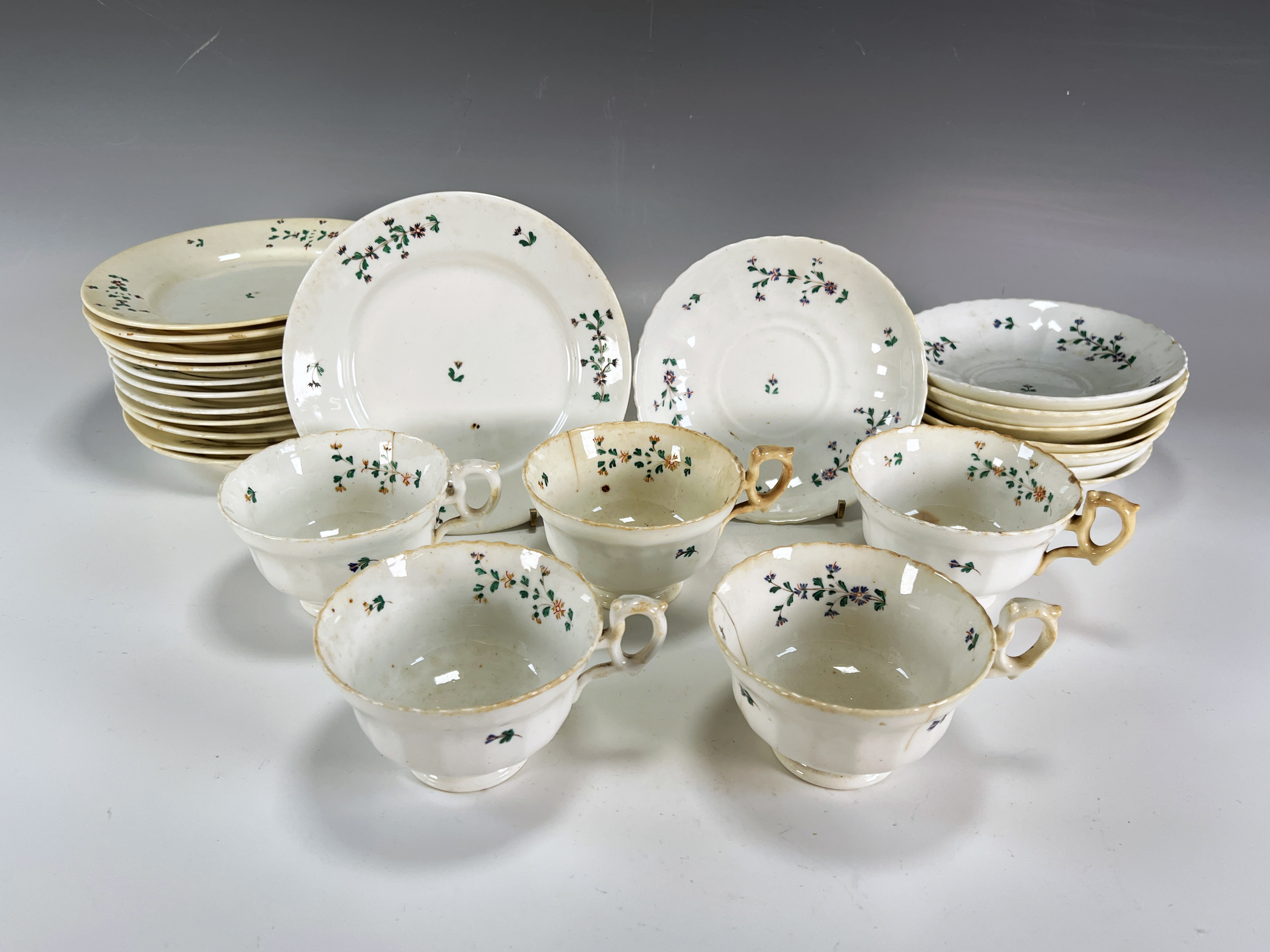 Floral Plates, Saucers, Cups image 1