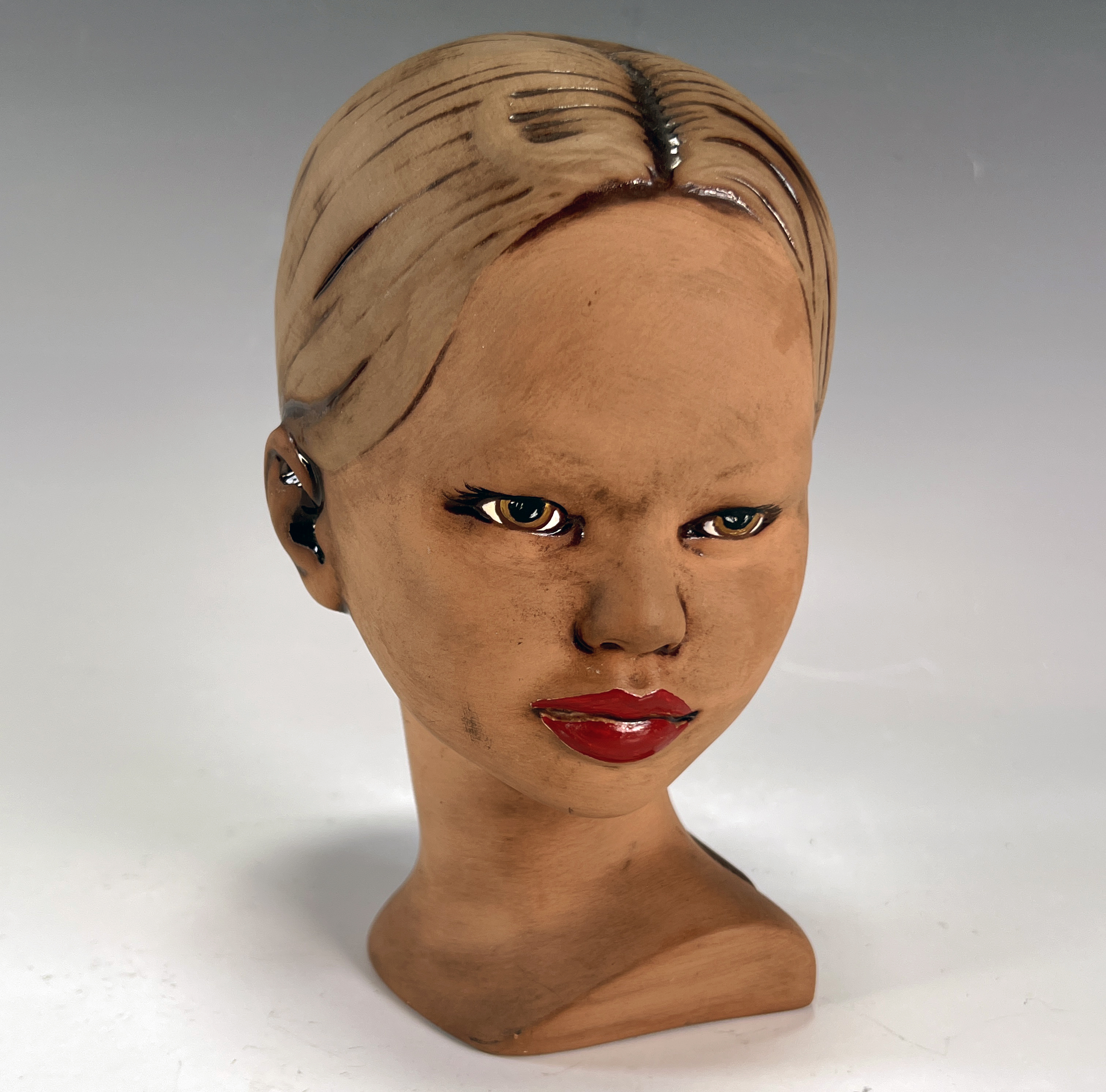 Ceramic Head Of A Girl image 1