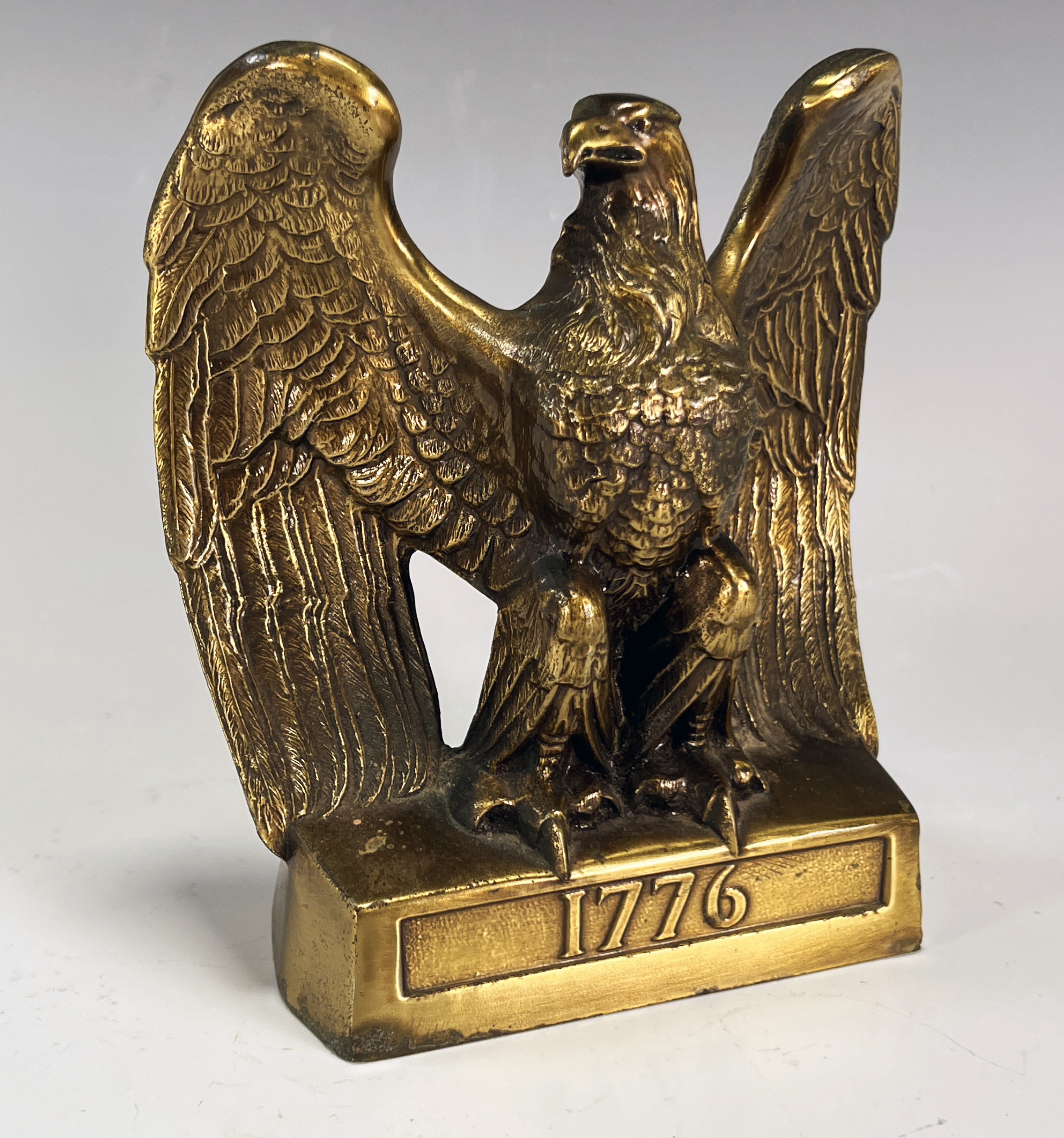 Brass Bald Eagle Casting 1776  image 1