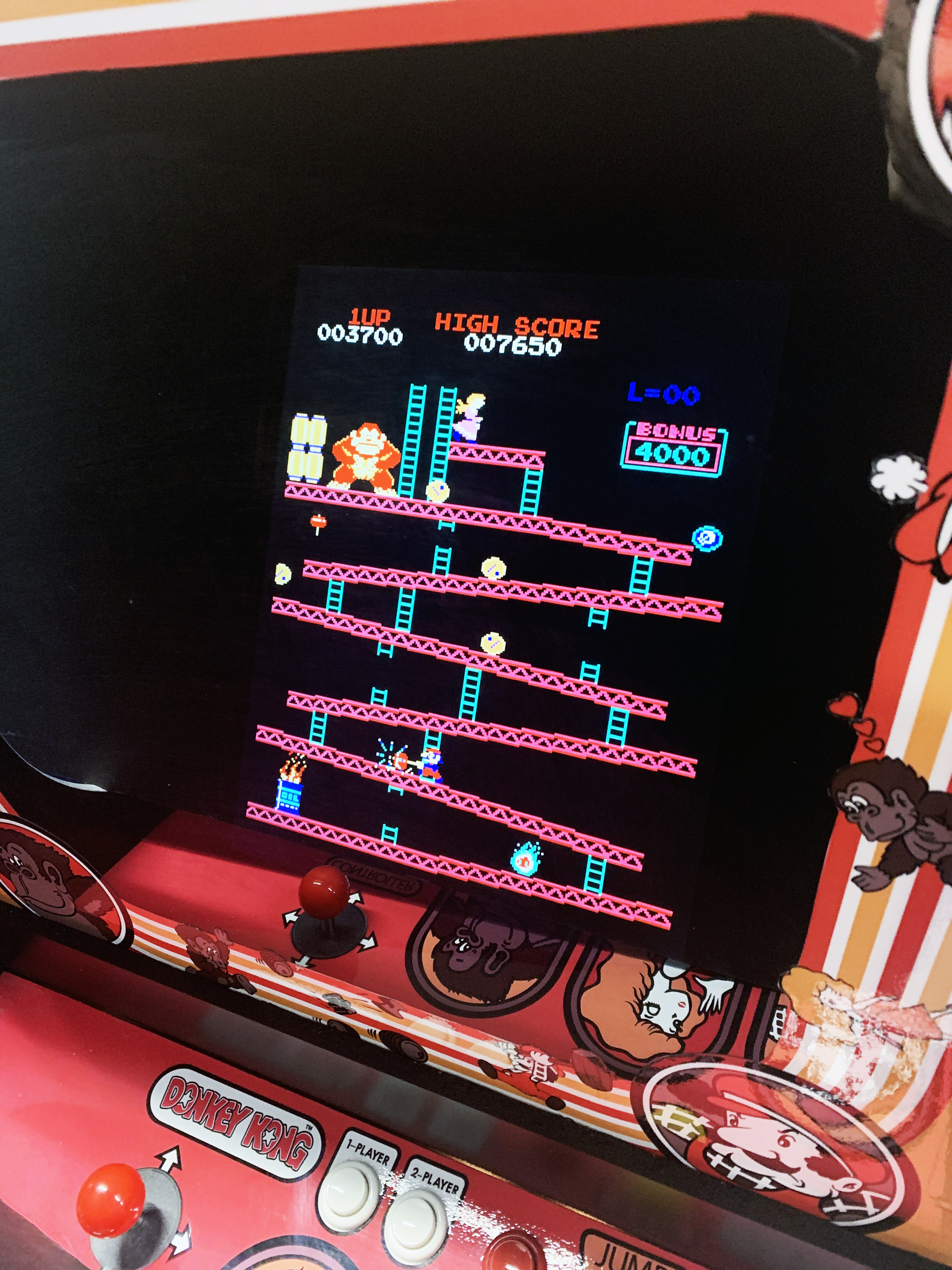 New Build Nintendo Donkey Kong Arcade Cabinet image 2