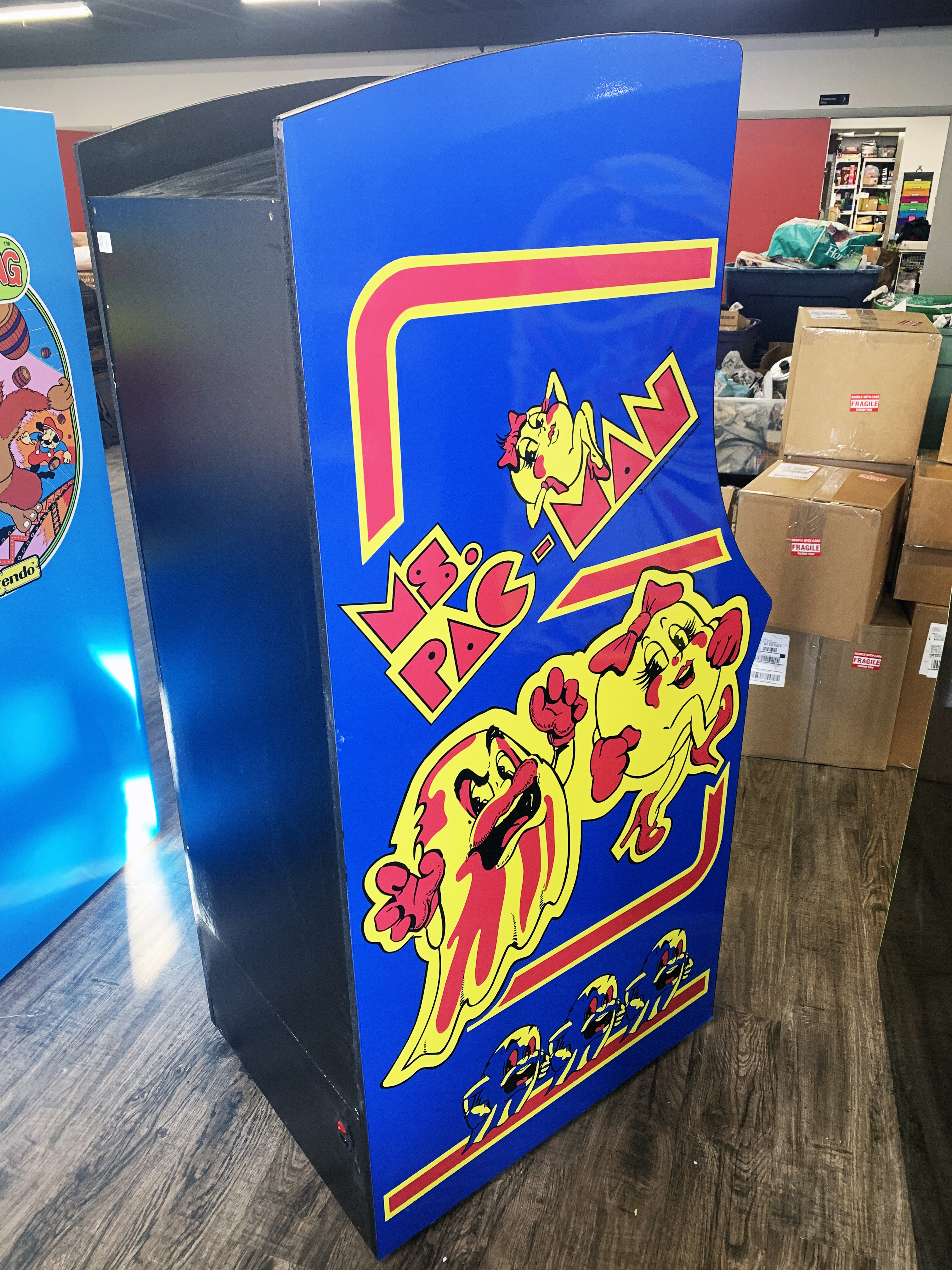 New Build Ms. Pac-Man Arcade Cabinet Midway Bally image 4