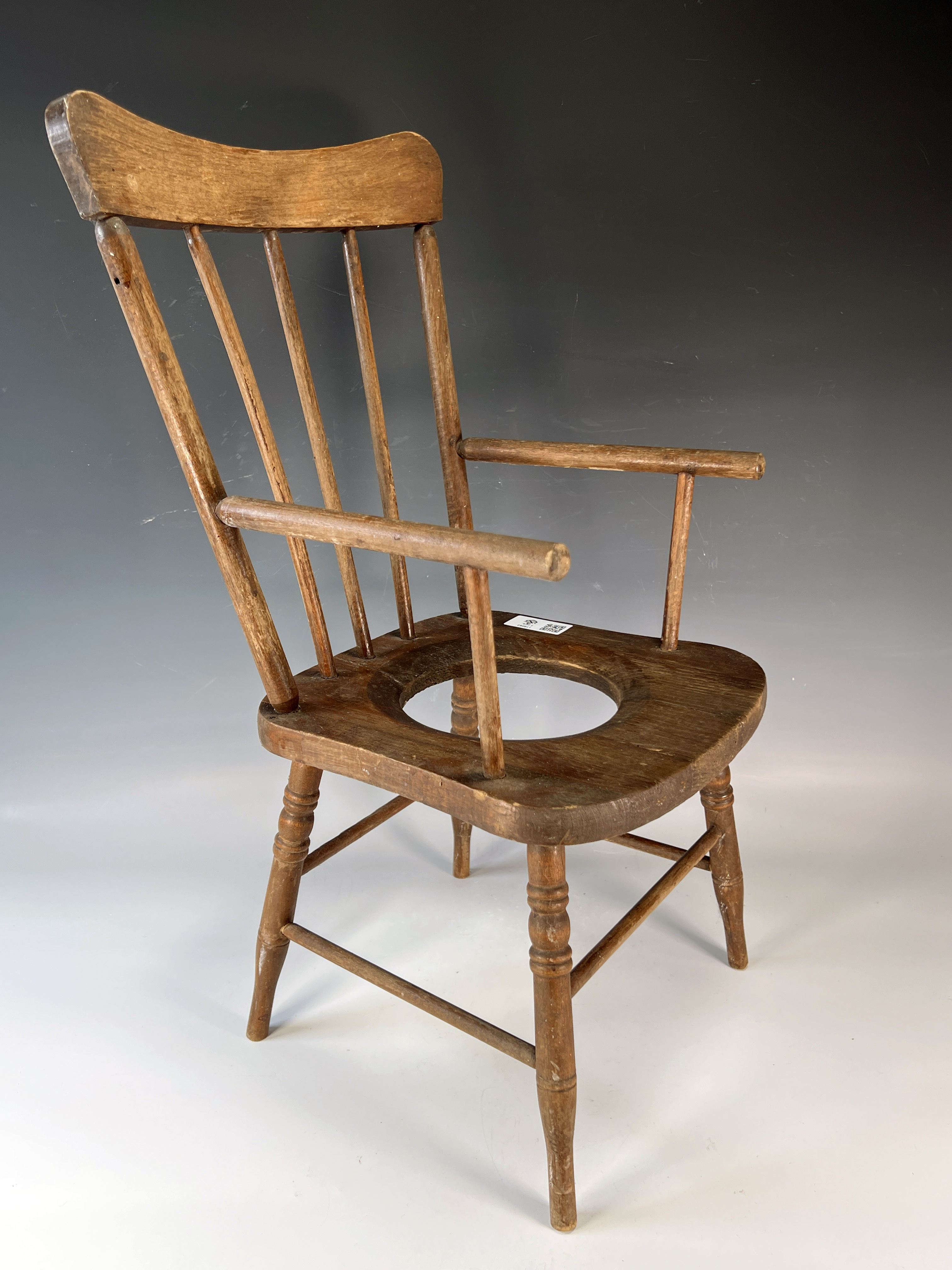 Vintage Wooden Potty Chair image 1