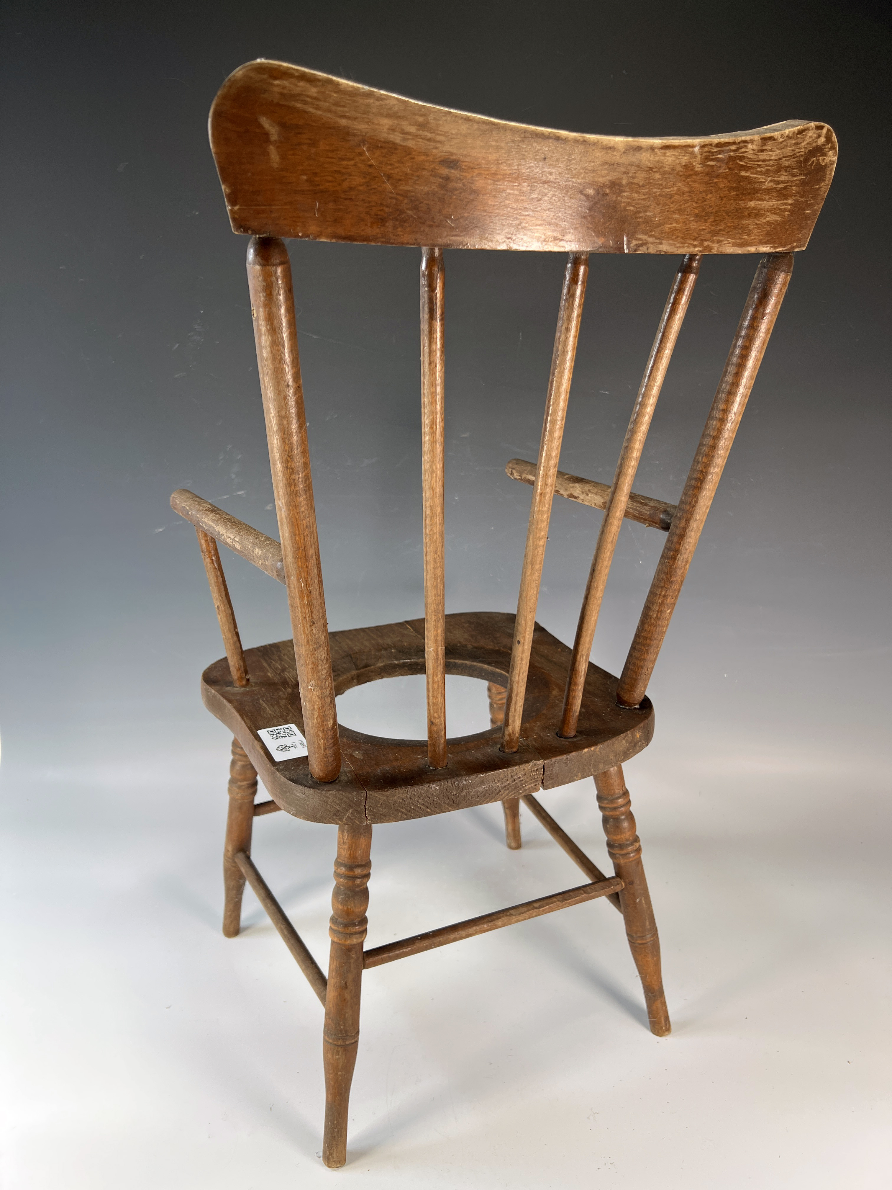 Vintage Wooden Potty Chair image 3