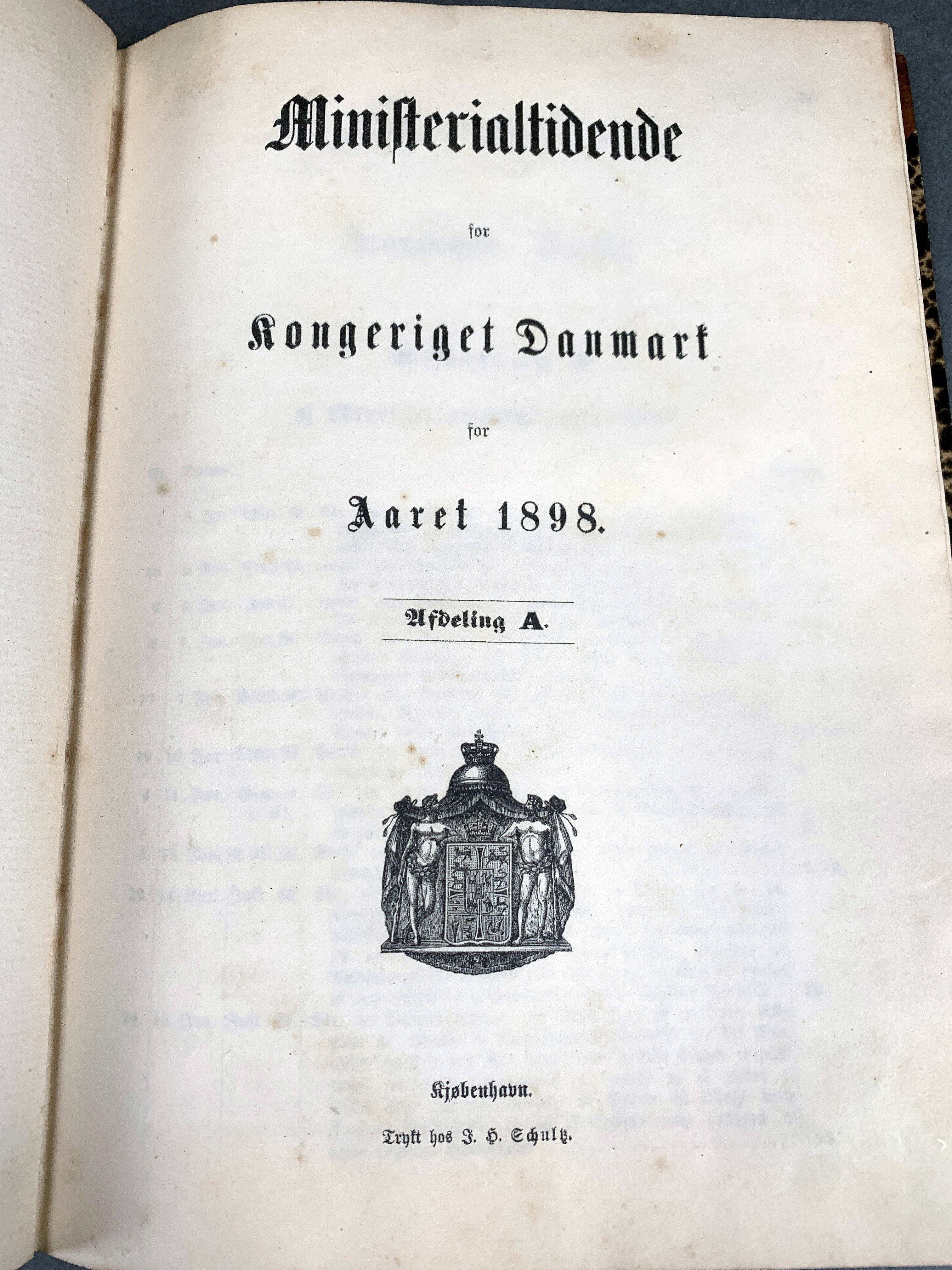 Twelve Ministry Gazettes For Kingdom Of Denmark (1876-1898) image 3