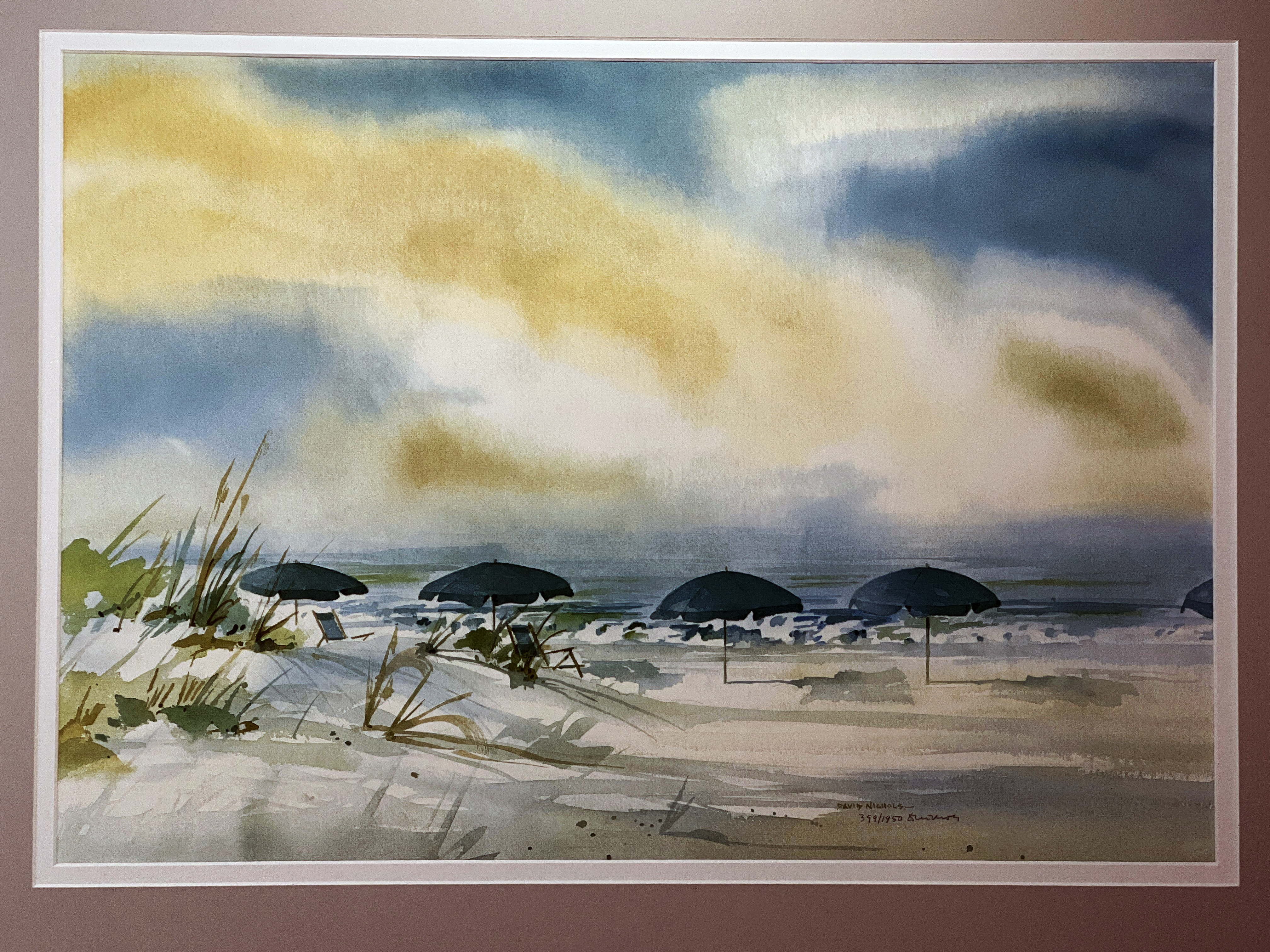 David Nichols Signed Numbered Beach Print image 2