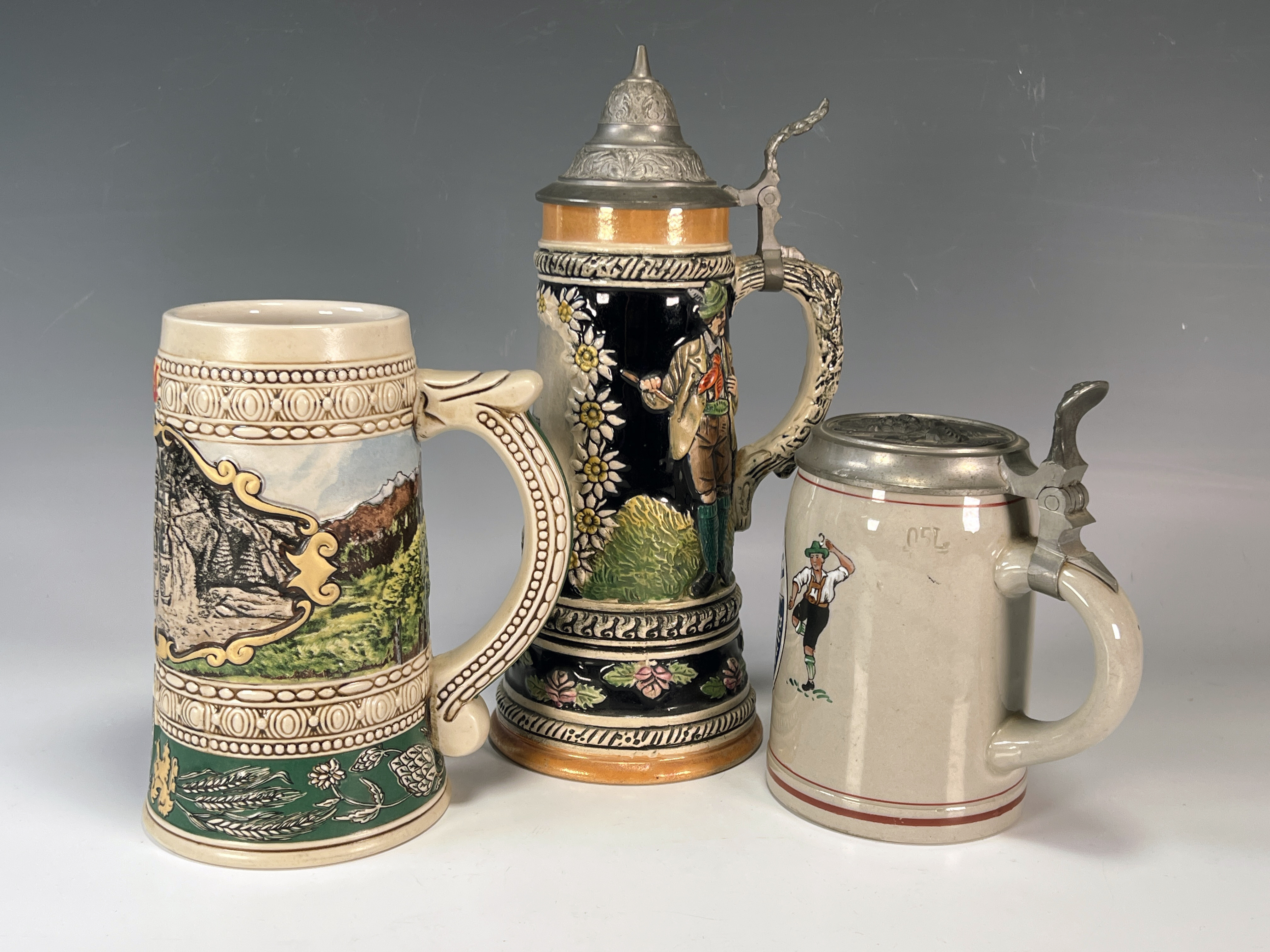 Collection Of Beer Steins Swiss Music Box, Coors image 2