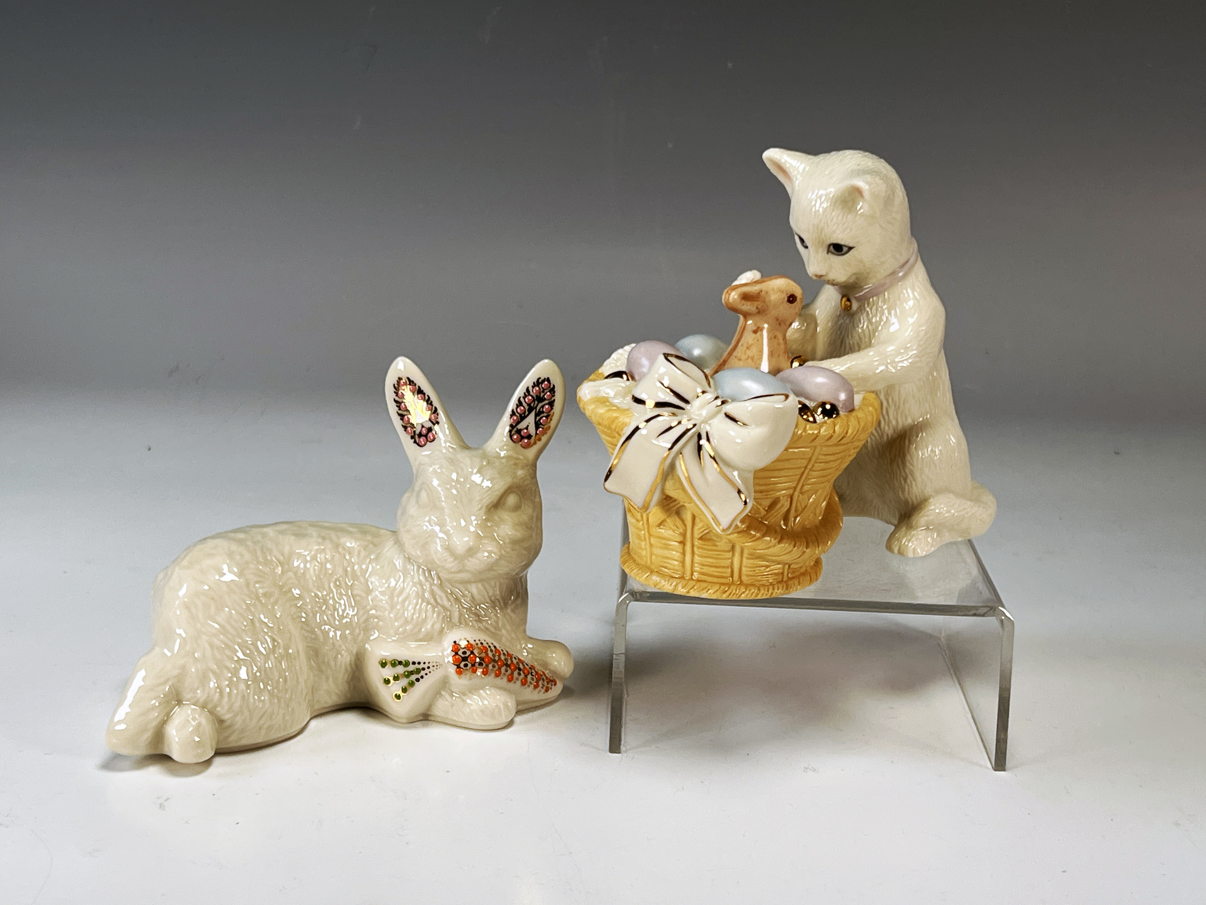 2 Lenox Porcelain Easter Figures image 1