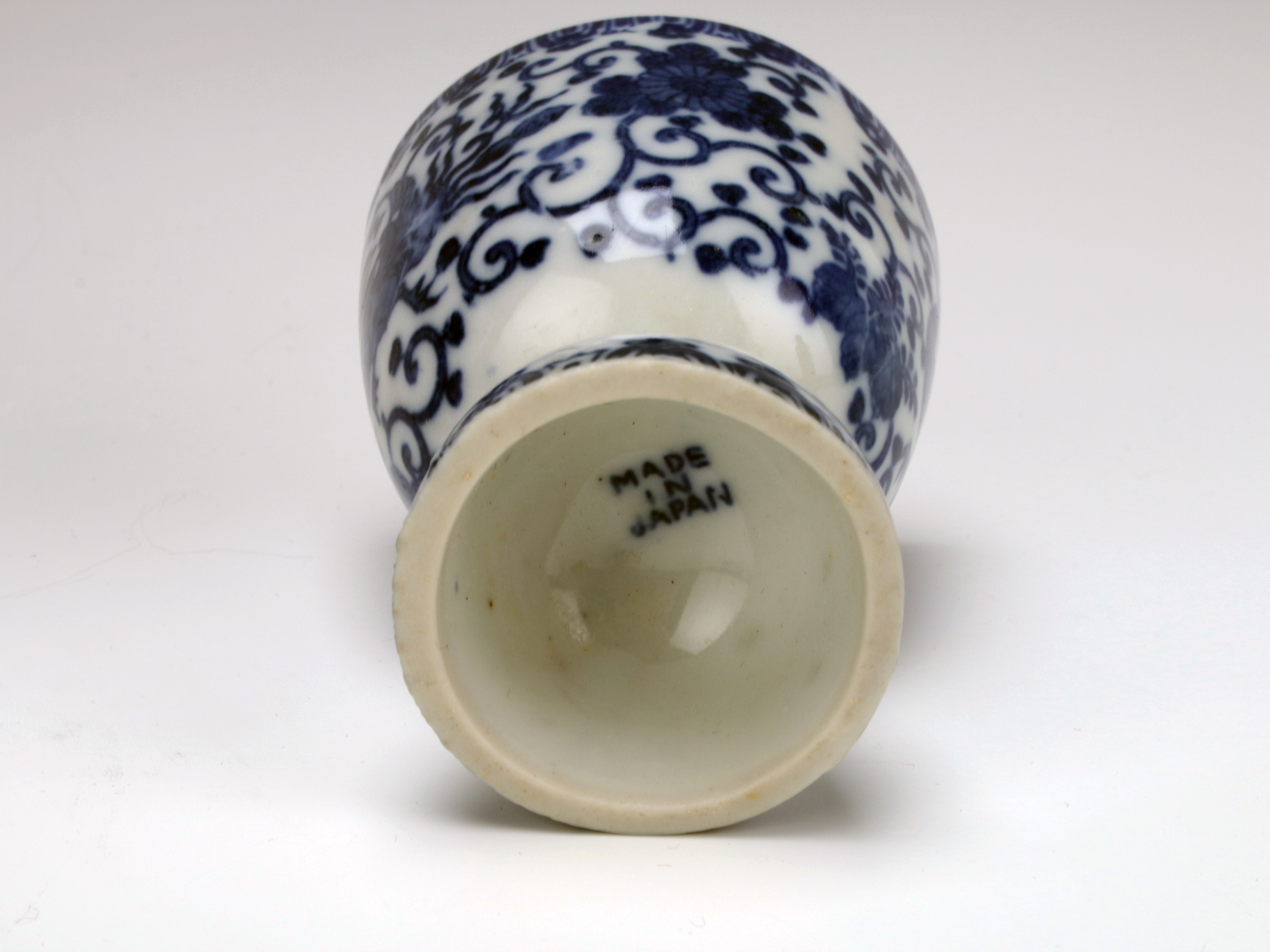 Elegant Japanese Blue & White Phoenix Porcelain Set image 8