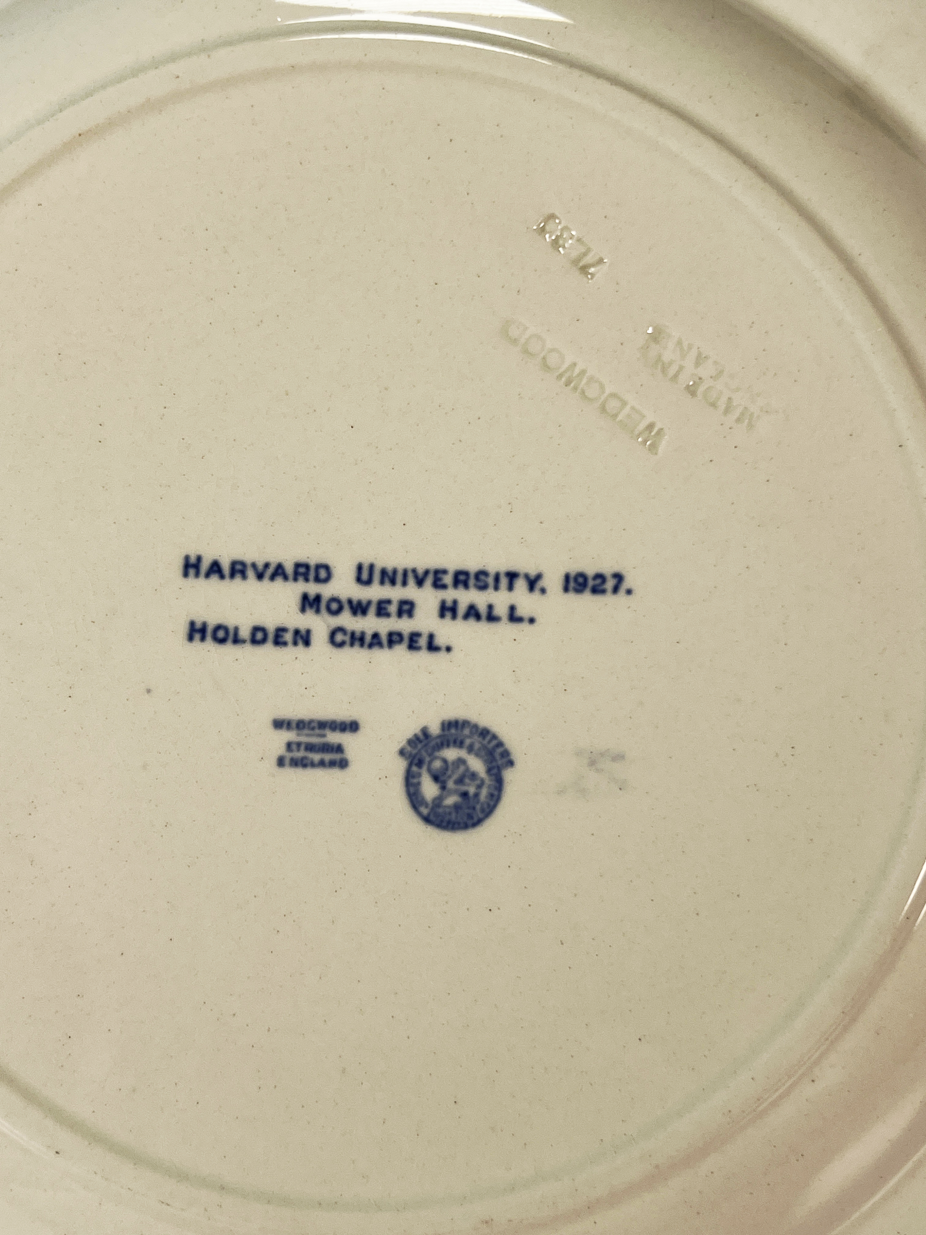 6 Harvard University 1927 Wedgwood Plates image 2