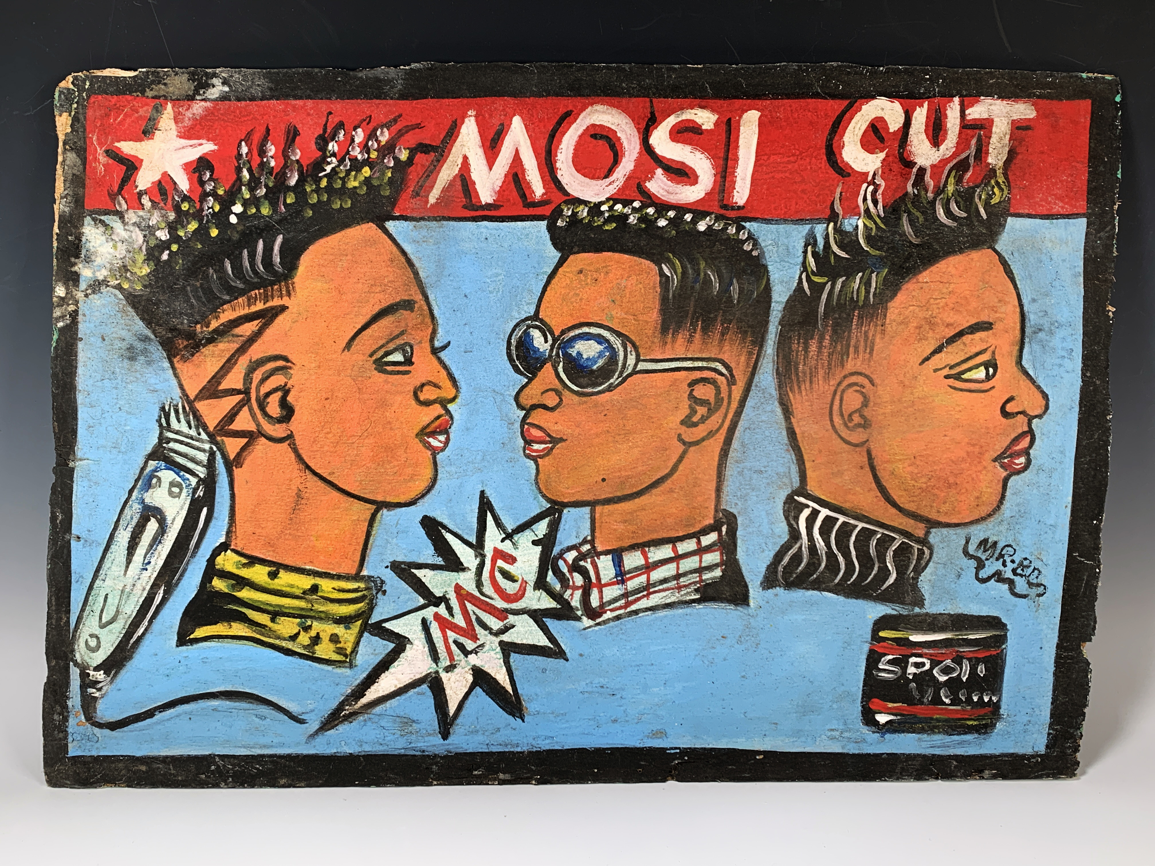 Barber Artwork Sign Ghana West Africa image 1