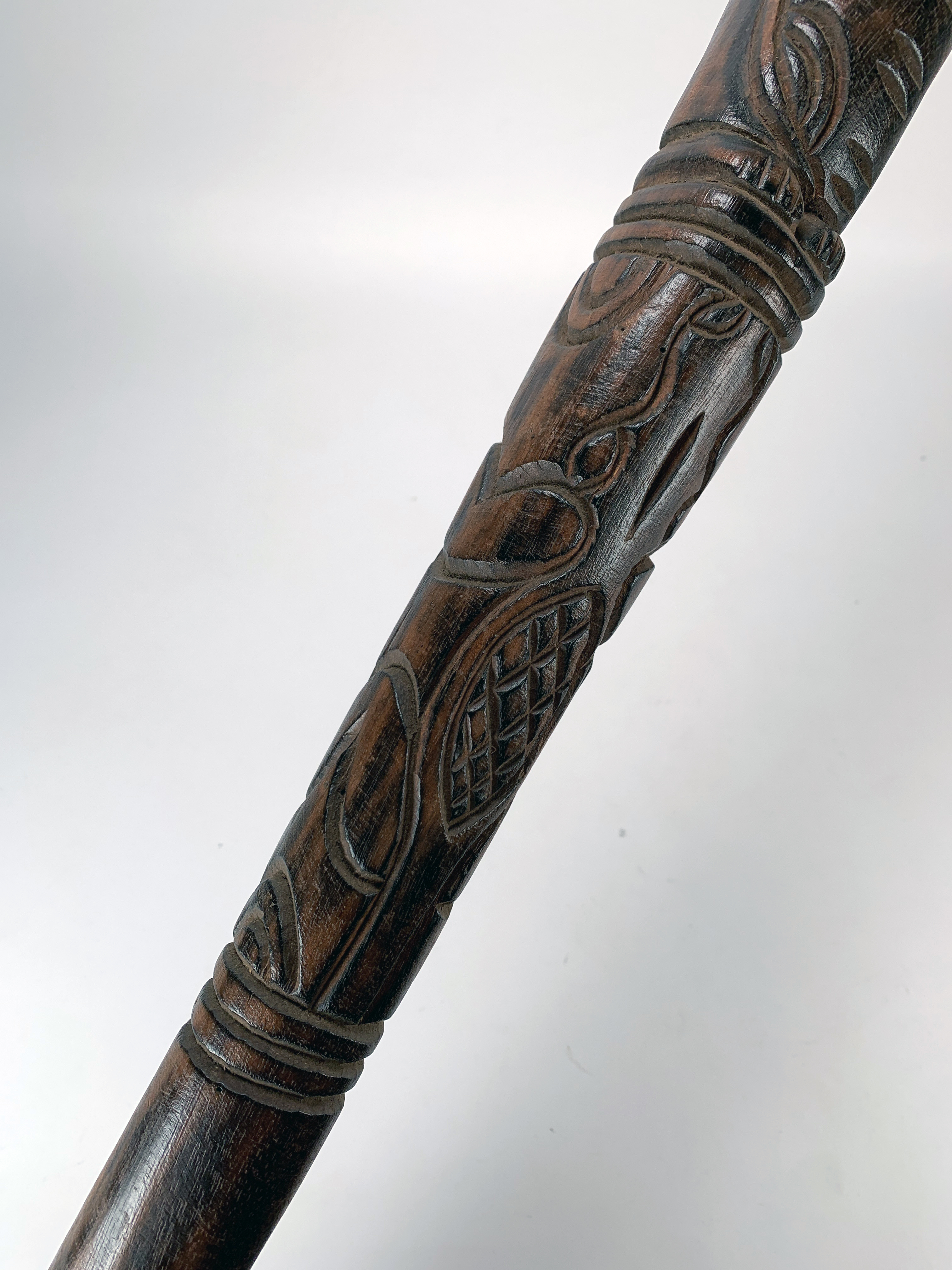 Cane Walking Stick Bamileke Cameroon Central Africa image 4