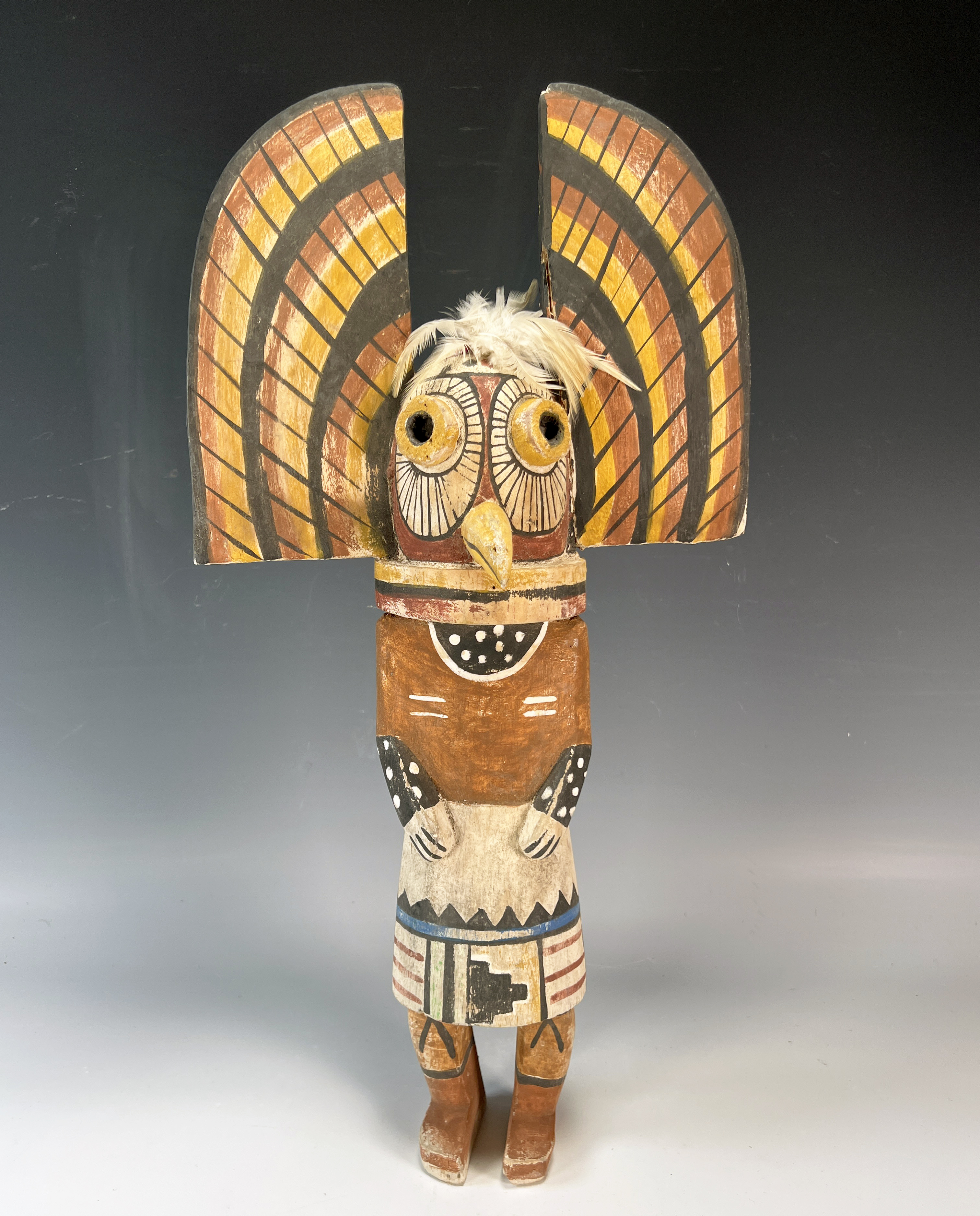 Painted Wood Hopi Katsina Kachina Figure image 1