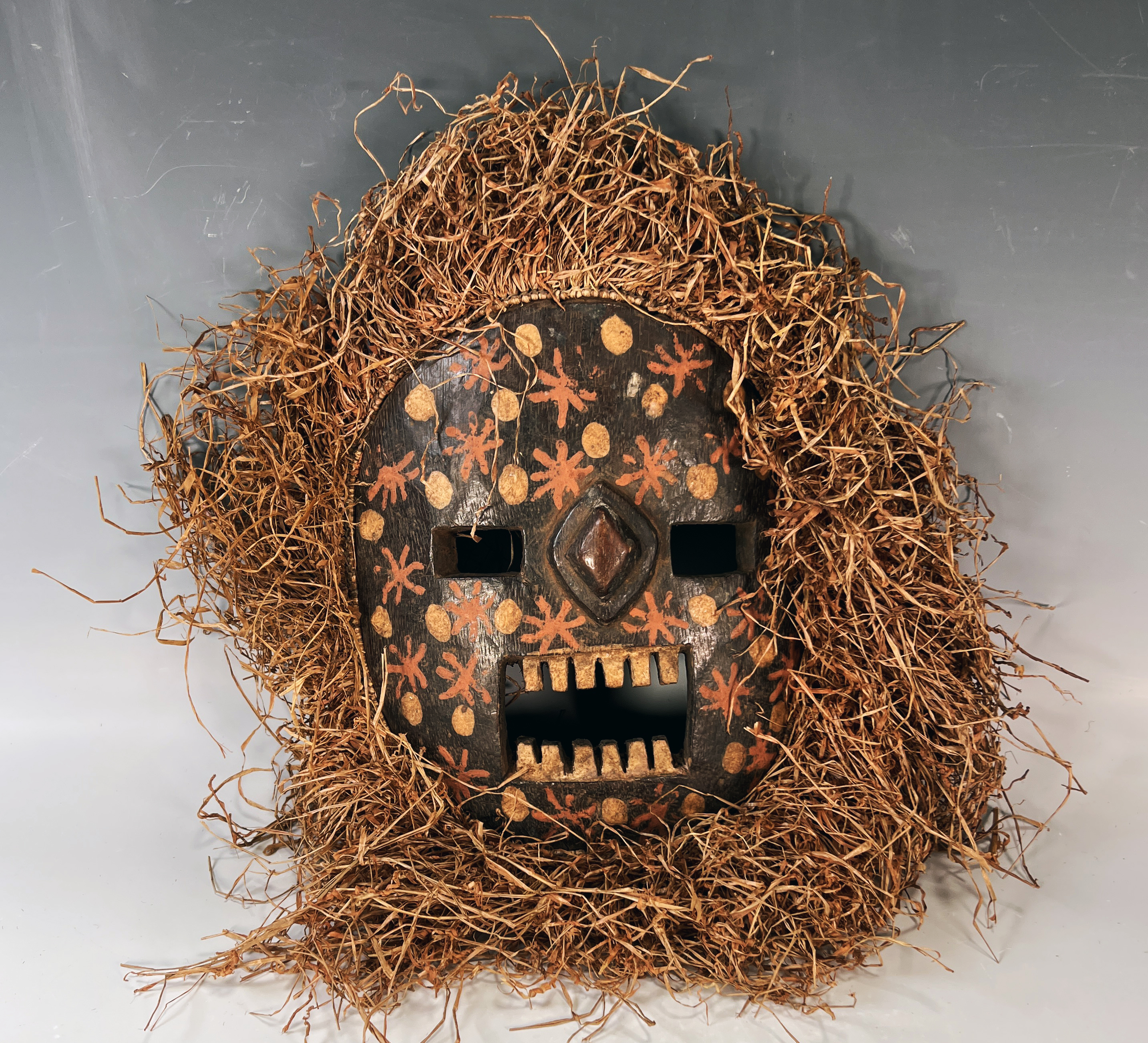 Ituri Ceremonial Mask Congo Central Africa image 1