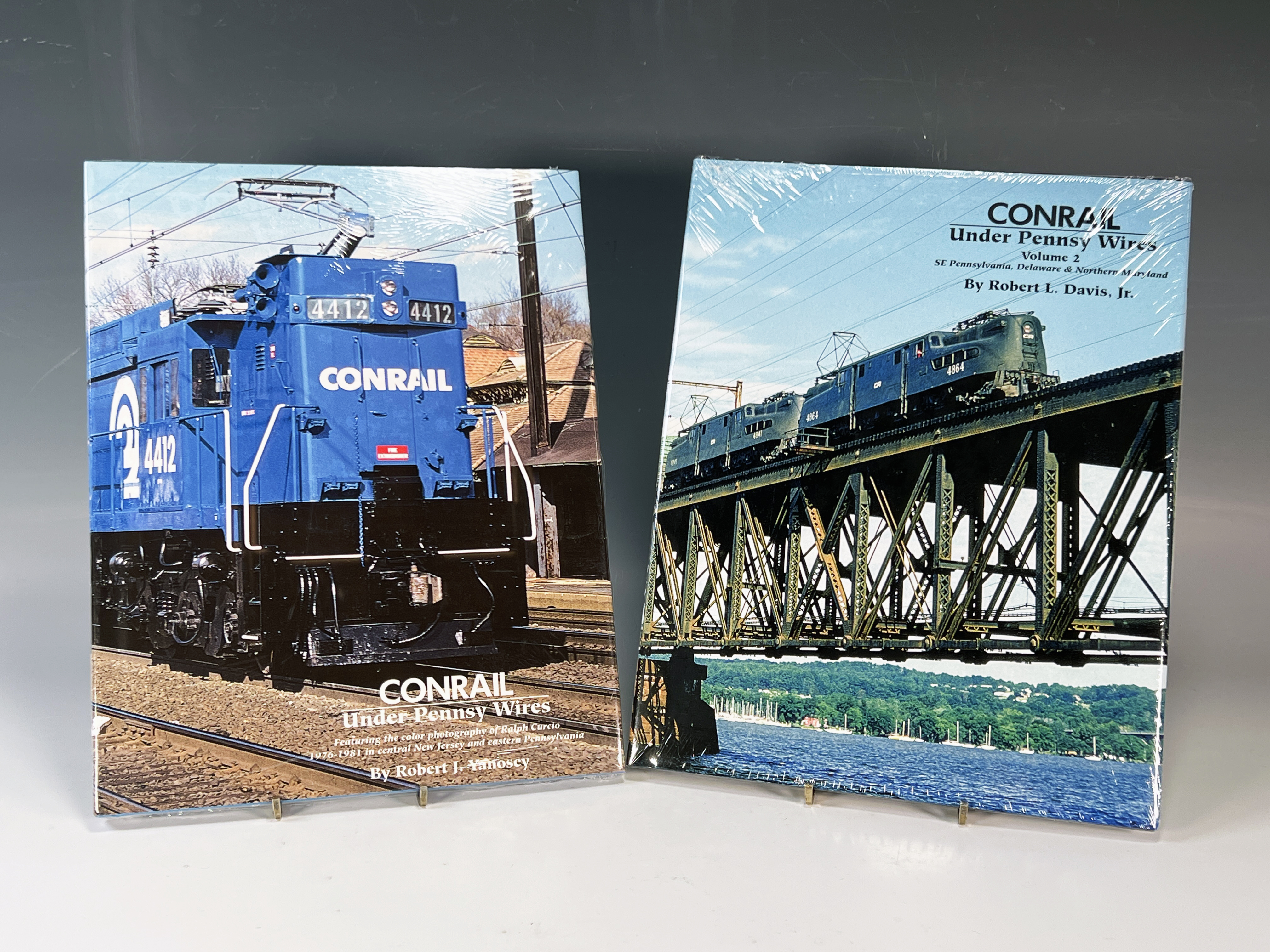 2 Volume Conrail Under Pennsy Wires Hc Sealed  image 1