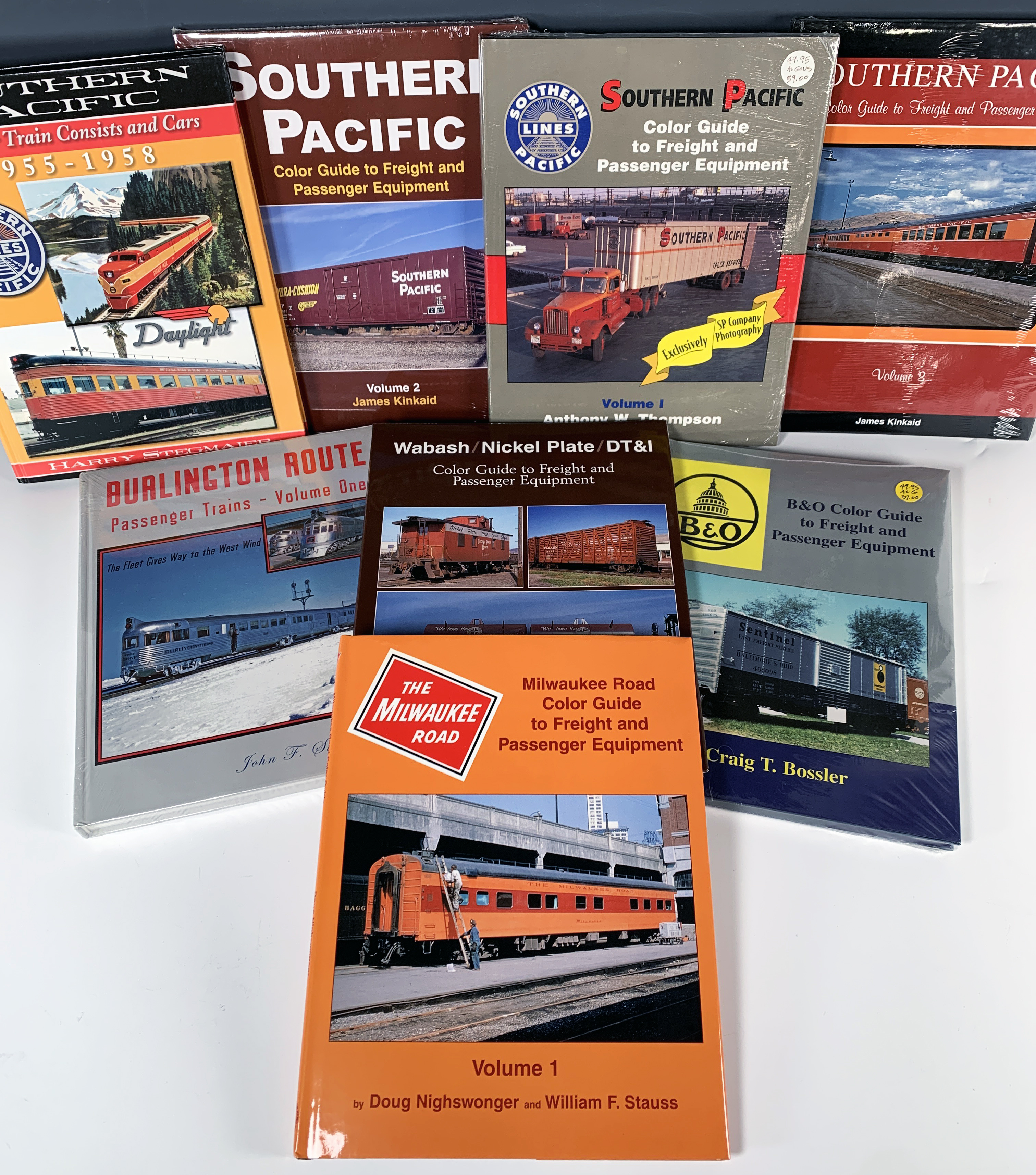 8 Books On Freight & Passenger Trains Southern Pacific 5 Sealed  image 1