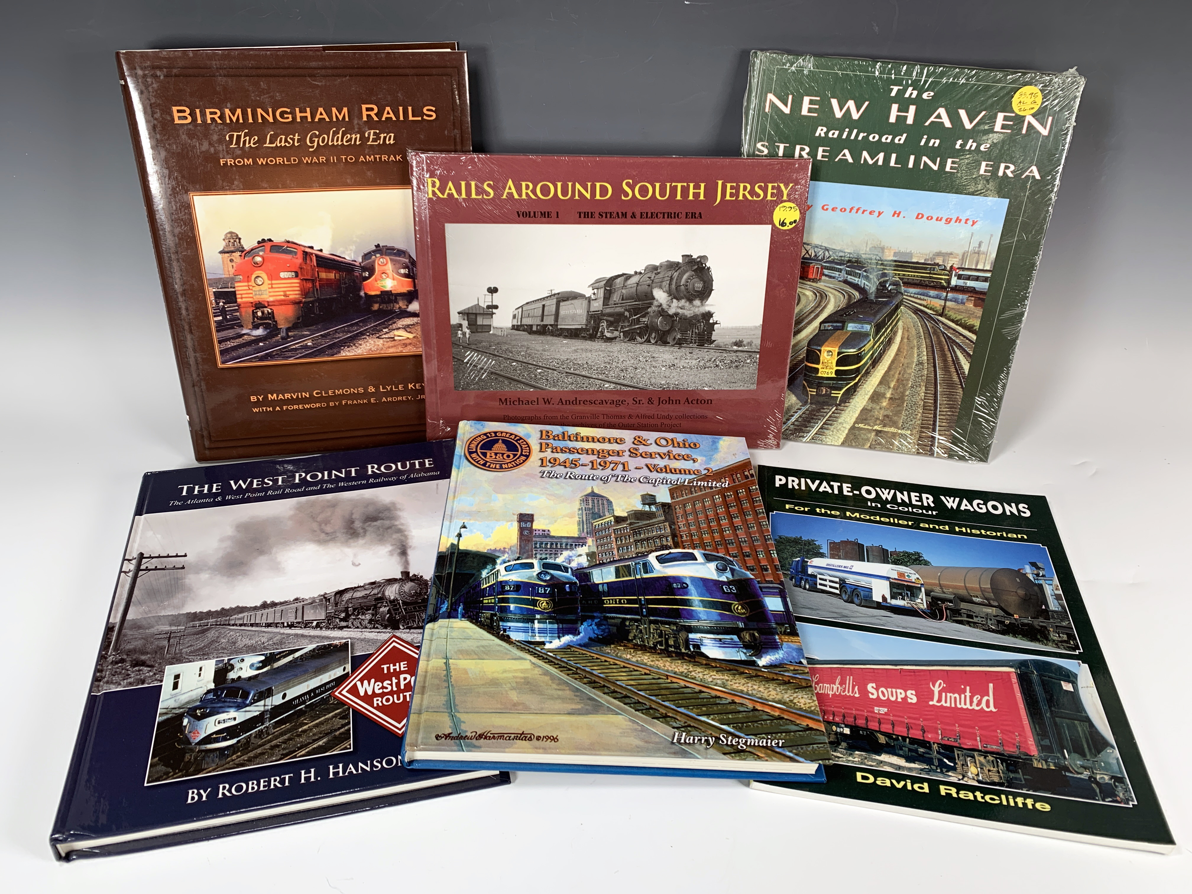 6 Books On Trails, Railways, Rail Lines 2 Sealed image 1