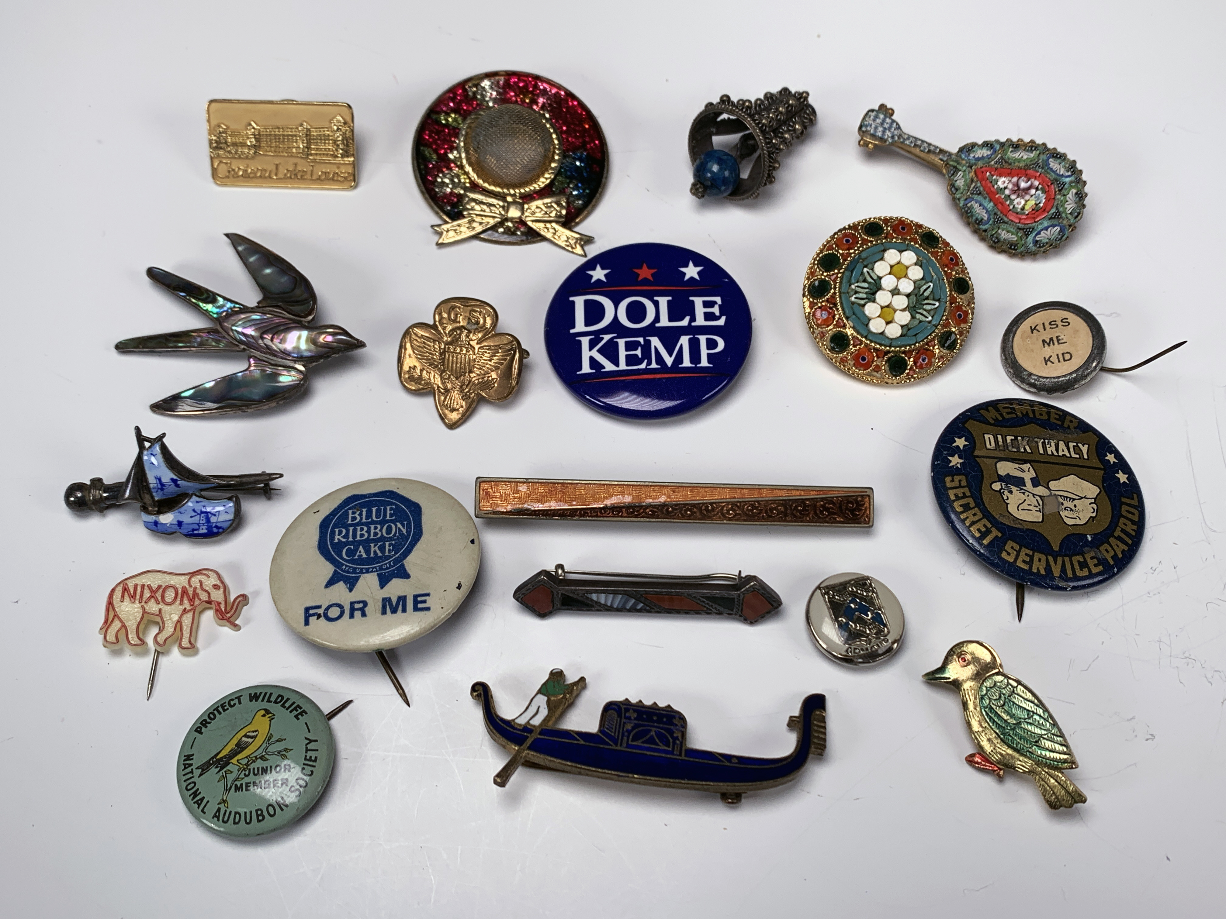 Collectible Political Enamel Jewelry Pins image 1