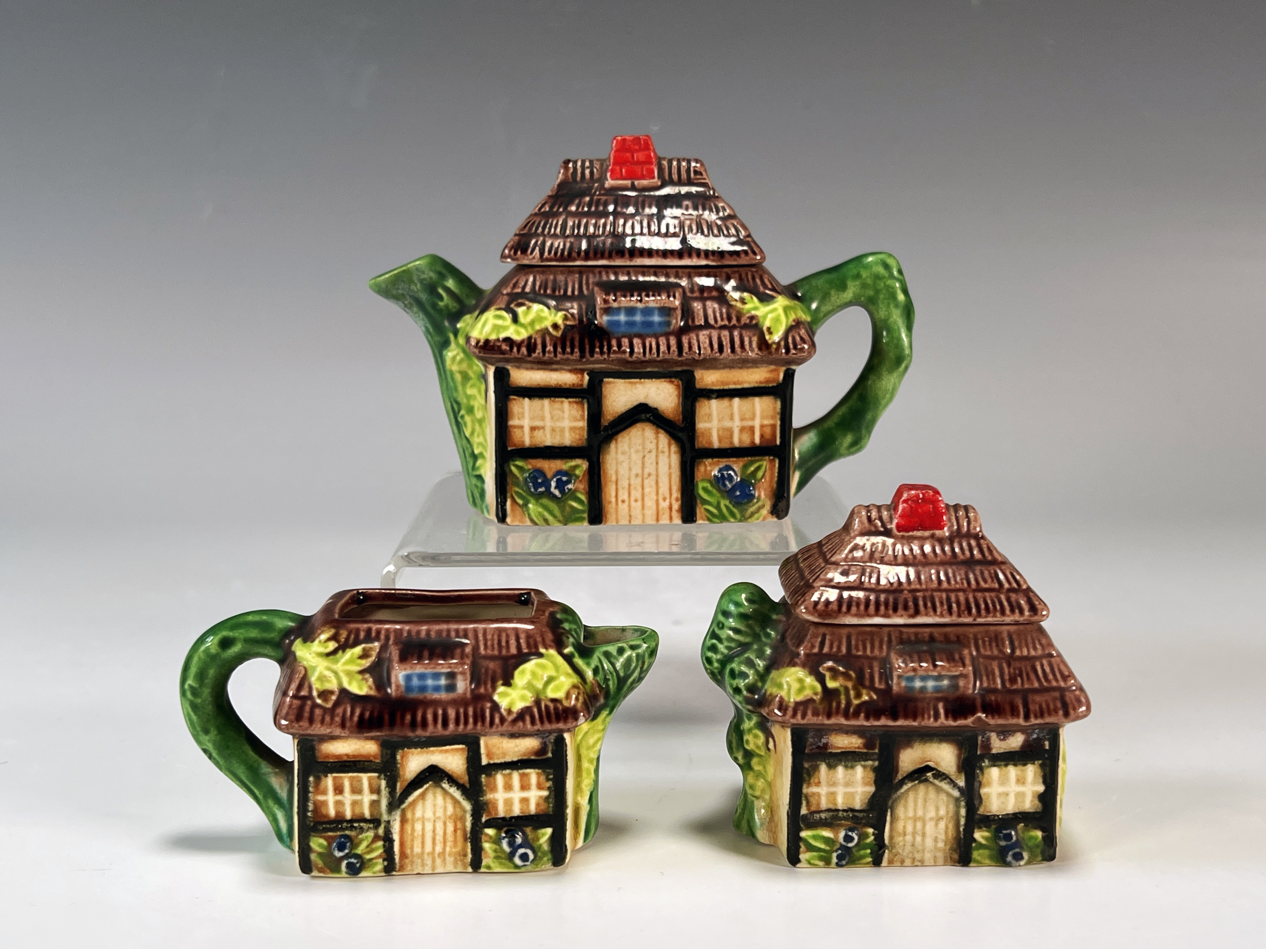 Marutomoware Japan Miniature Cottage Tea Set image 1