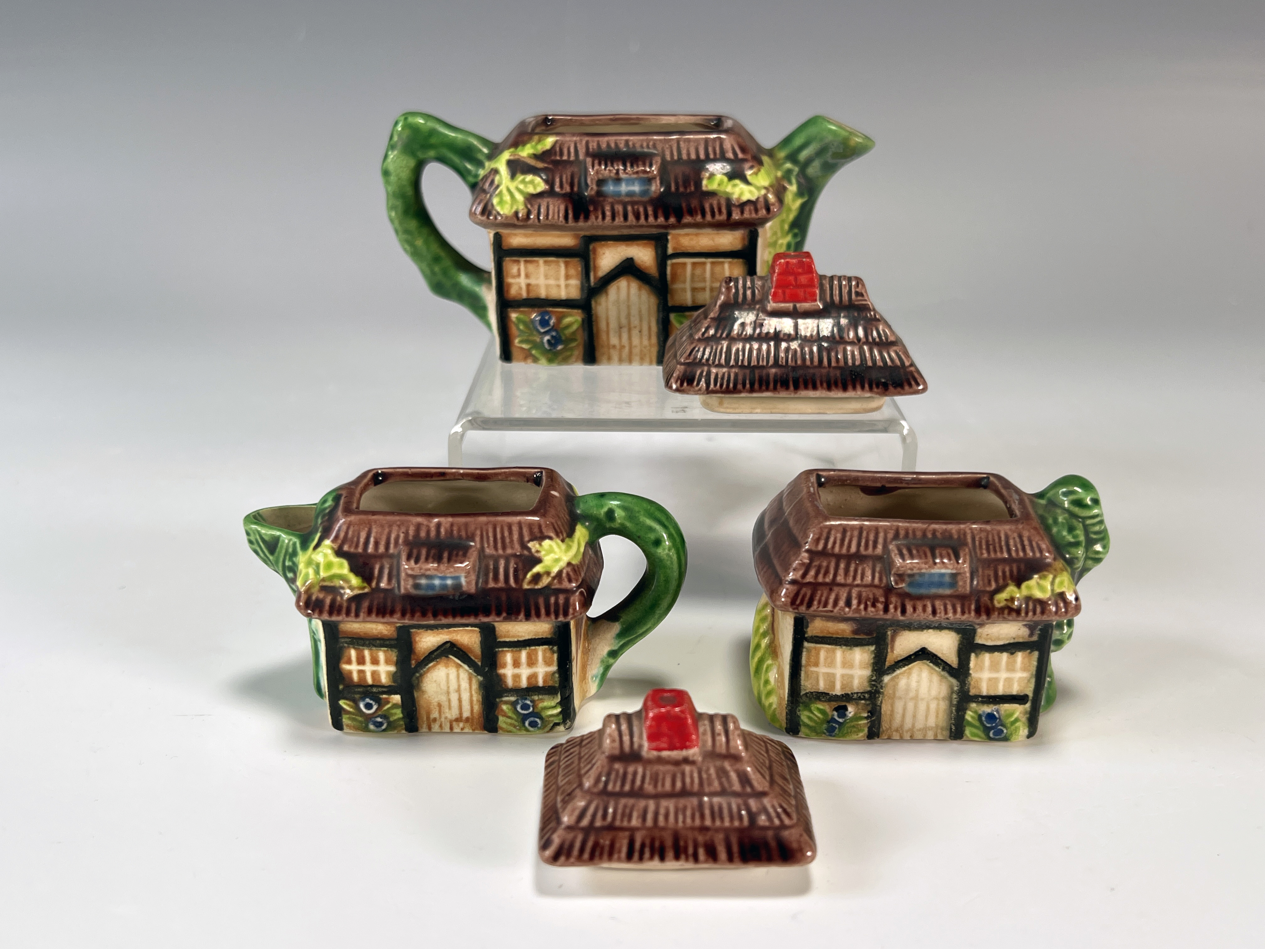 Marutomoware Japan Miniature Cottage Tea Set image 2