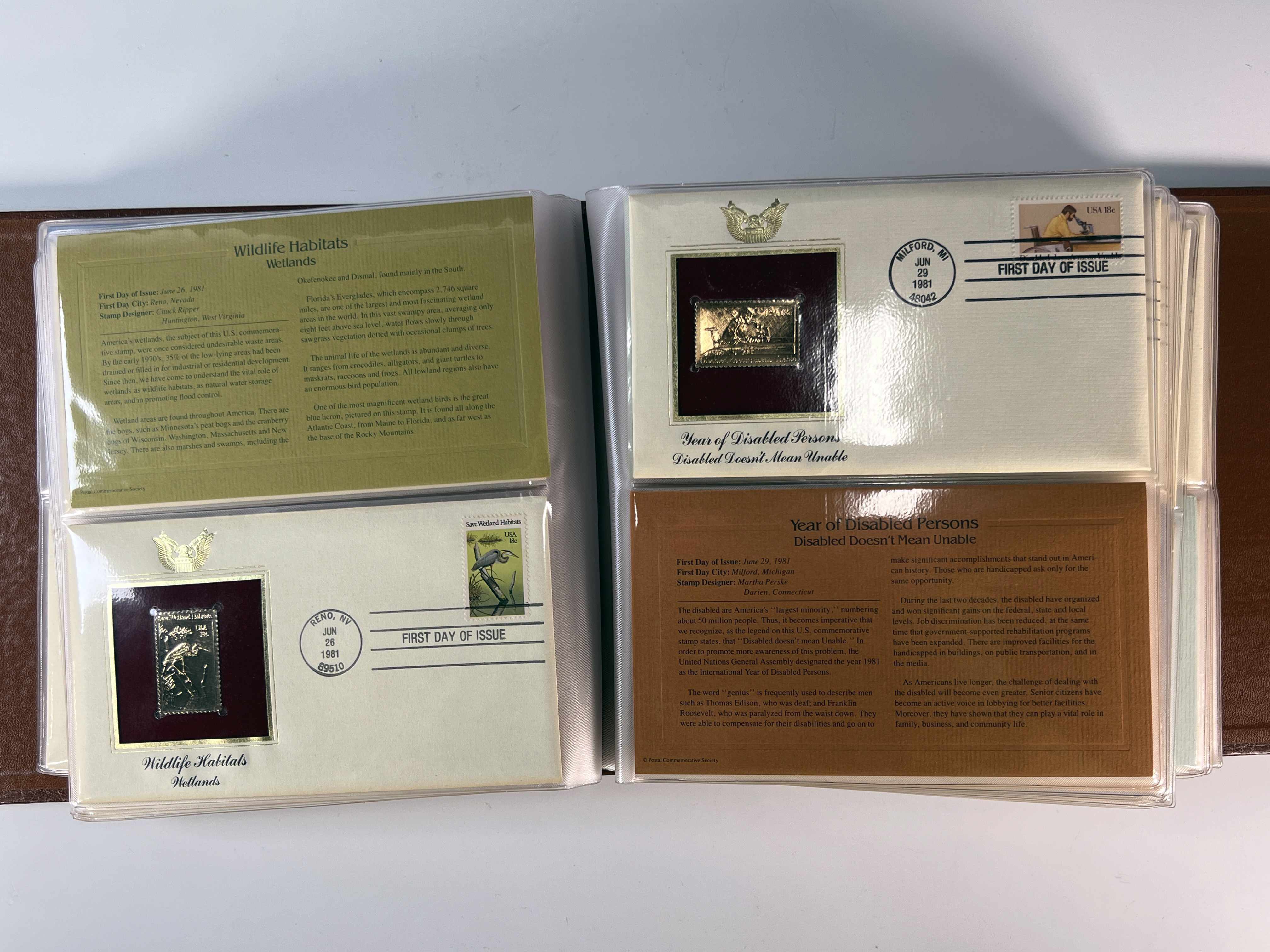 Golden Replicas Of United States Stamps 22k Gold image 2
