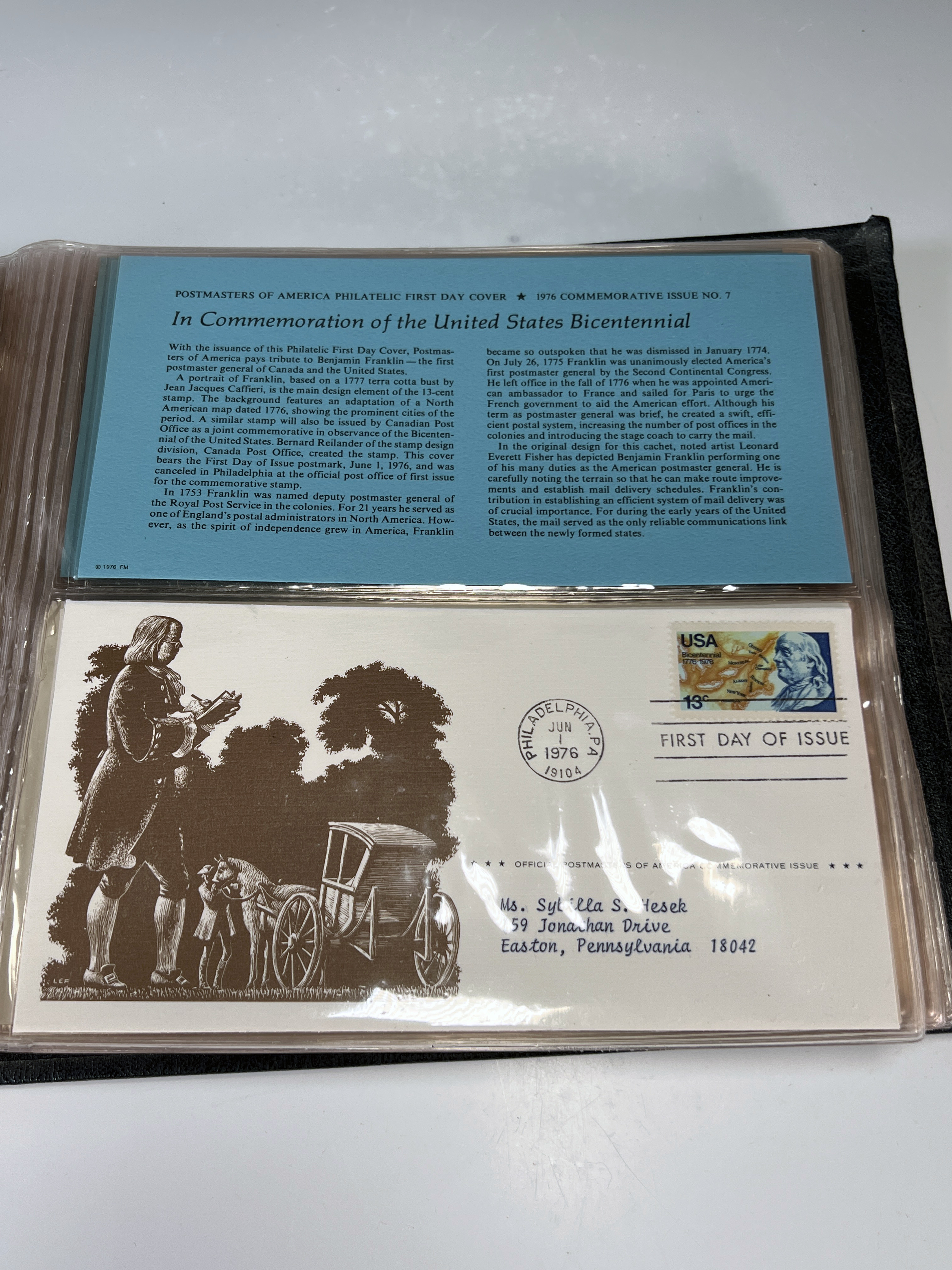 Postal Commemorative Society & Postmasters Of America First Day Covers image 3