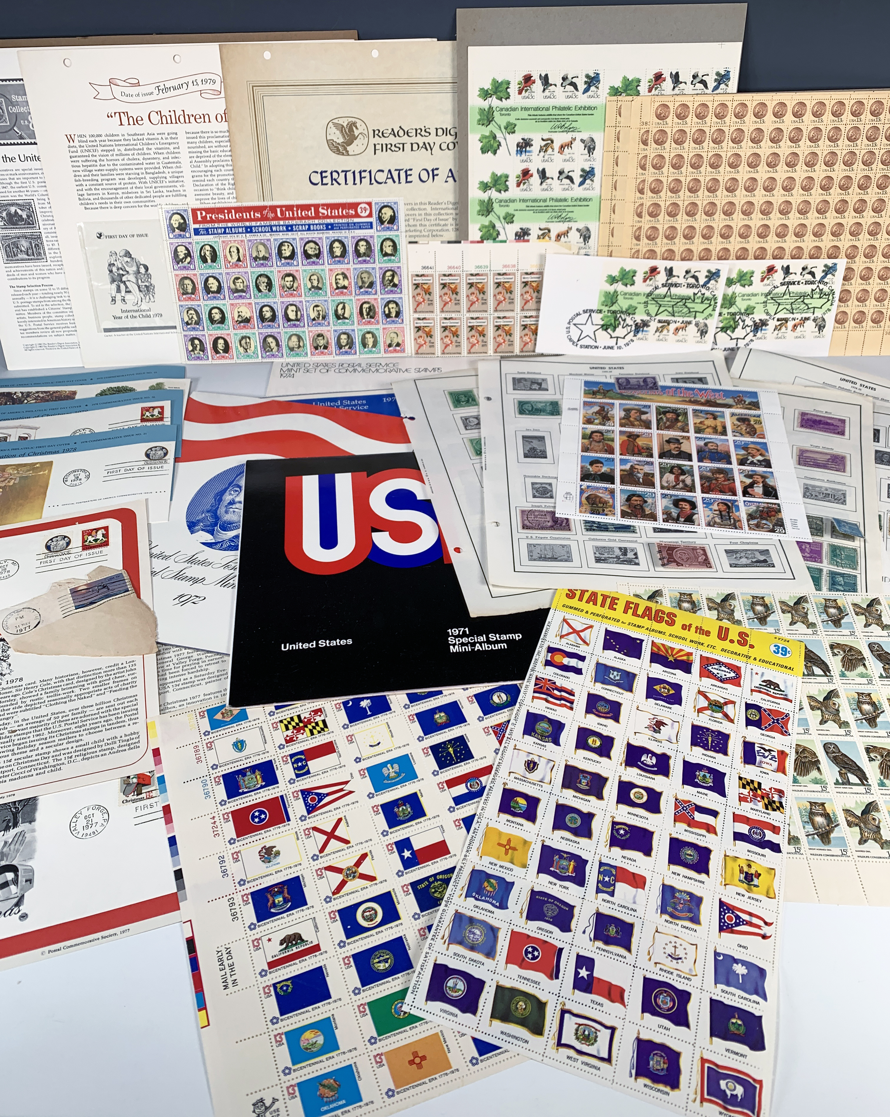 Lot Of Collectible Stamps & First Day Covers image 1