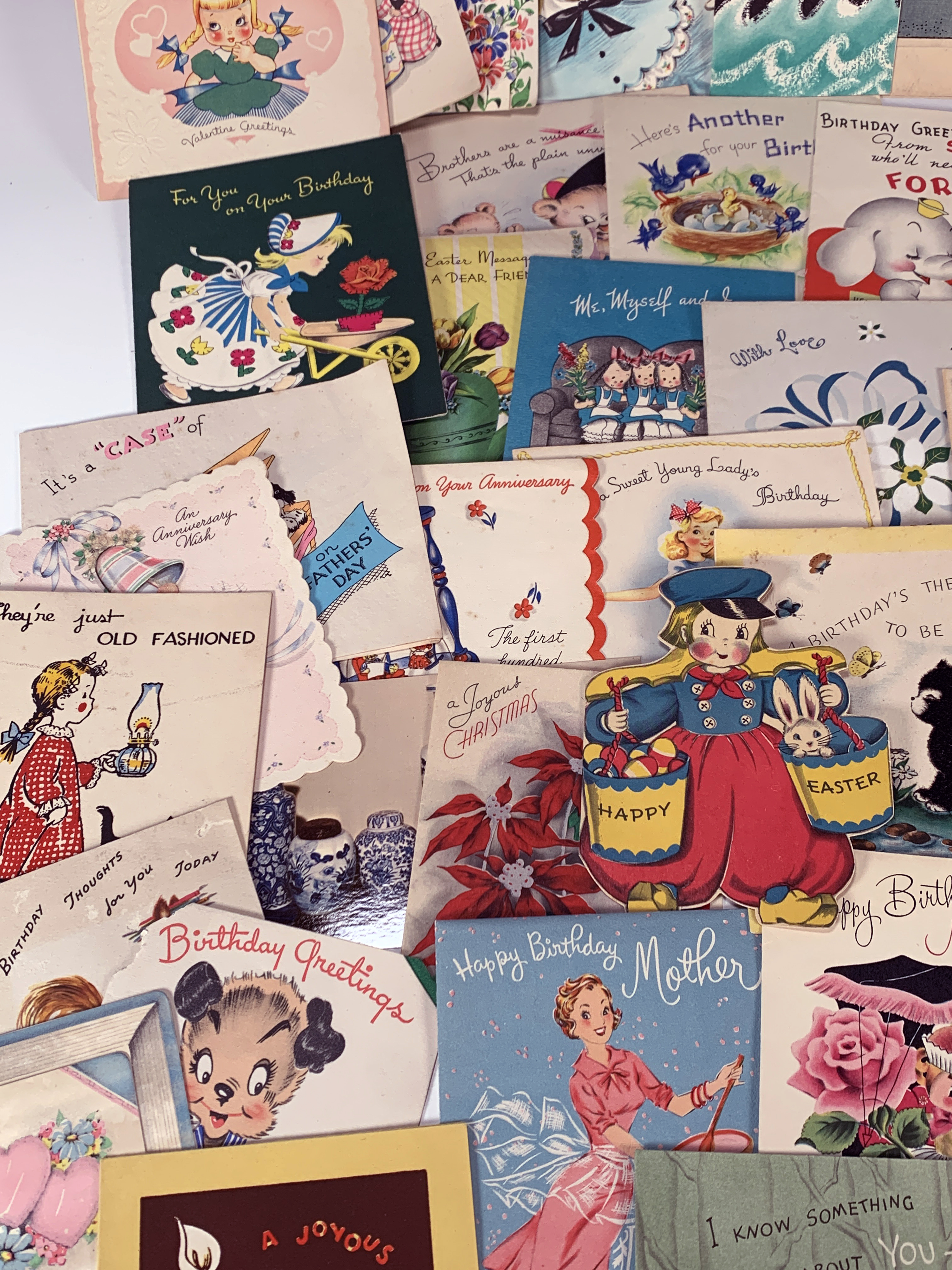 Lot Of Vintage Greeting Cards For All Occasions image 2