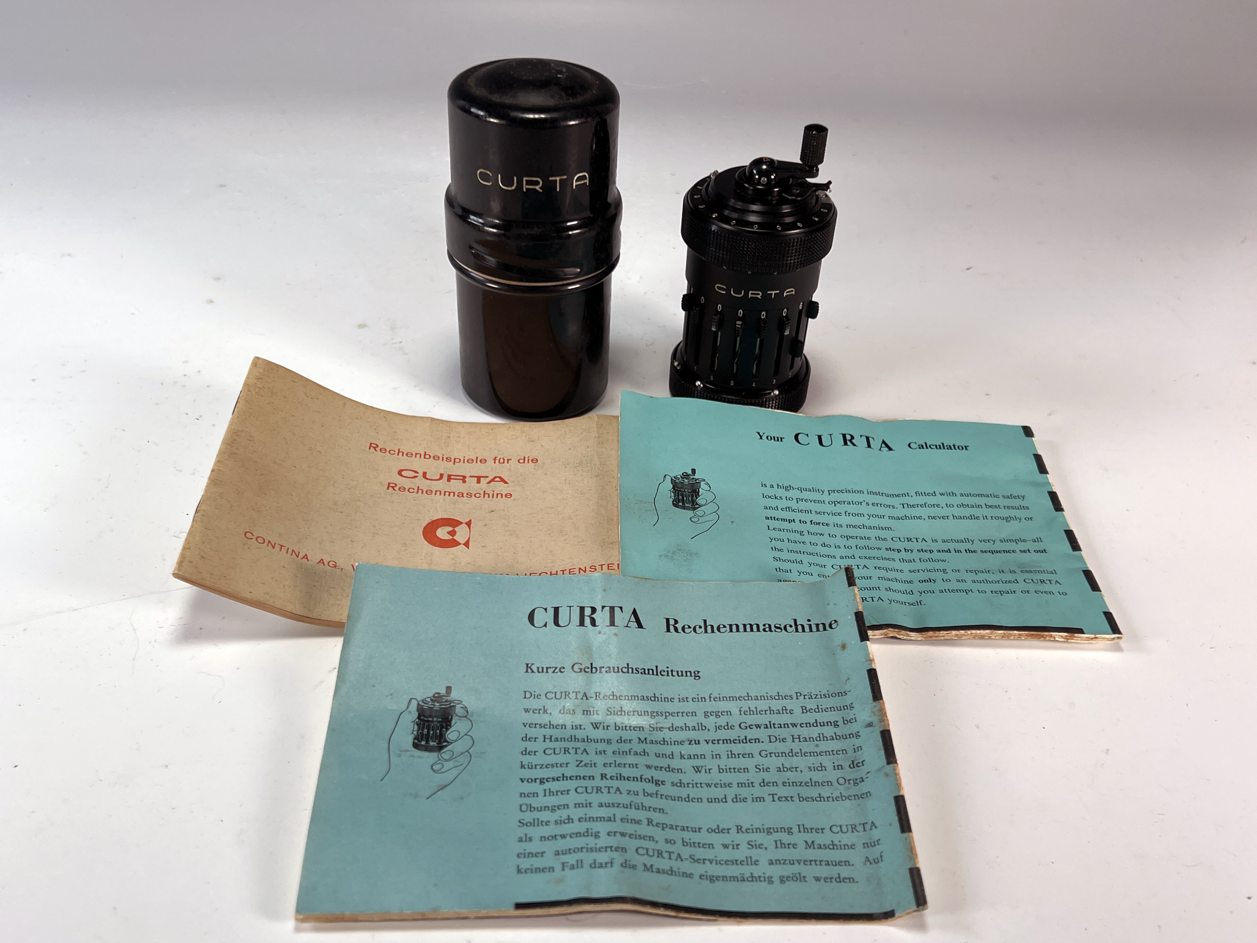 Vintage Curta Hand Held Calculator  image 1