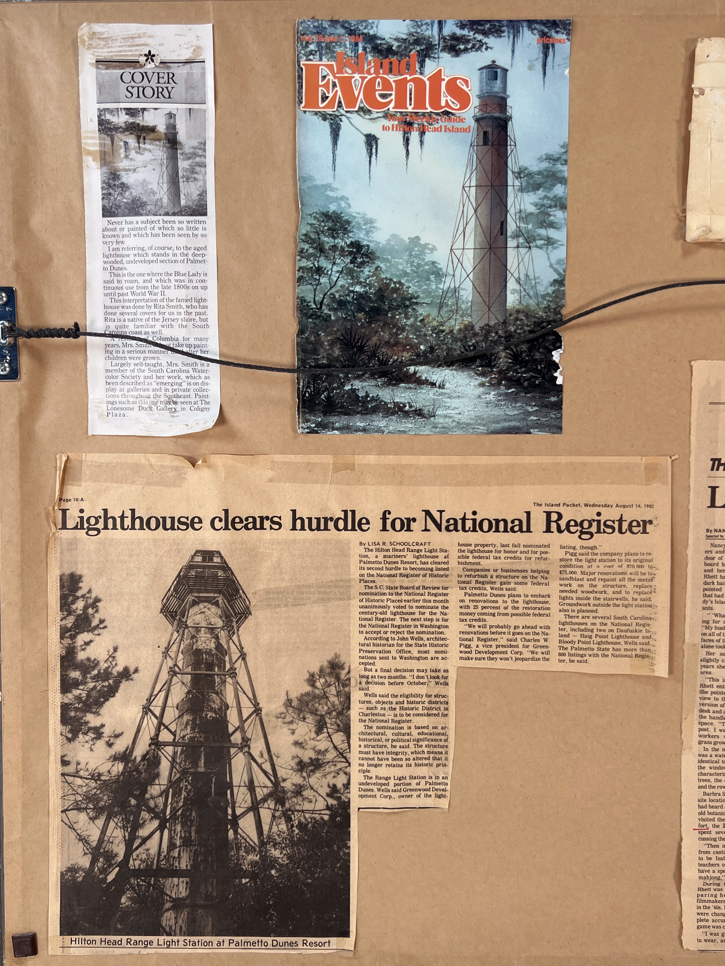 Lighthouse Nancy Rhett Signed image 7